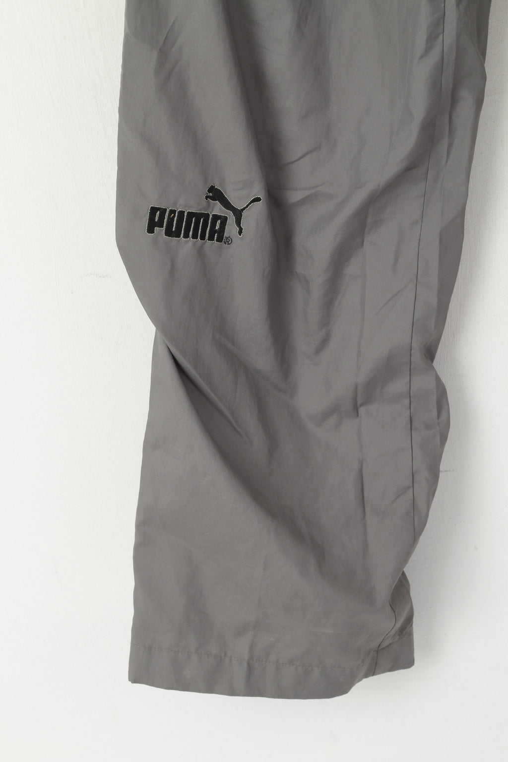 Puma Pantalon de survêtement pour homme Gris Sport Retro Sportswear Zip Leg Pantalon de survêtement