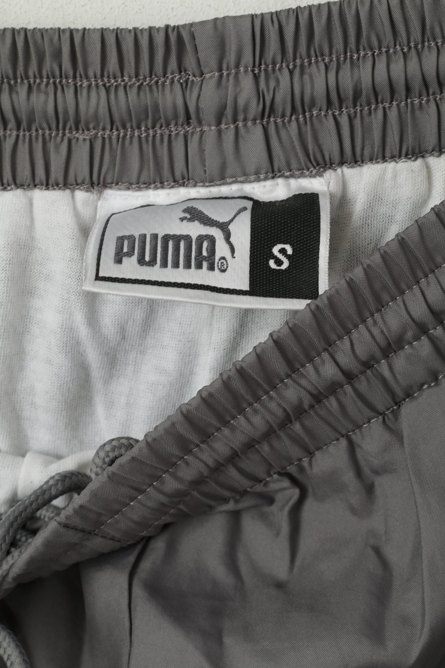 Puma Men S Sweatpants Grey Sport Retro Sportswear Zip Leg Tracksuit Bottoms