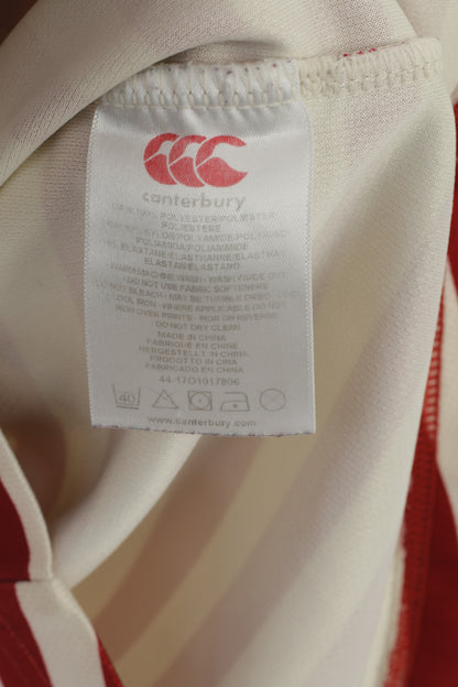 Canterbury Angleterre Garçons 12 Âge Chemise Maroon National Rugby Union Team O2 Jersey Top