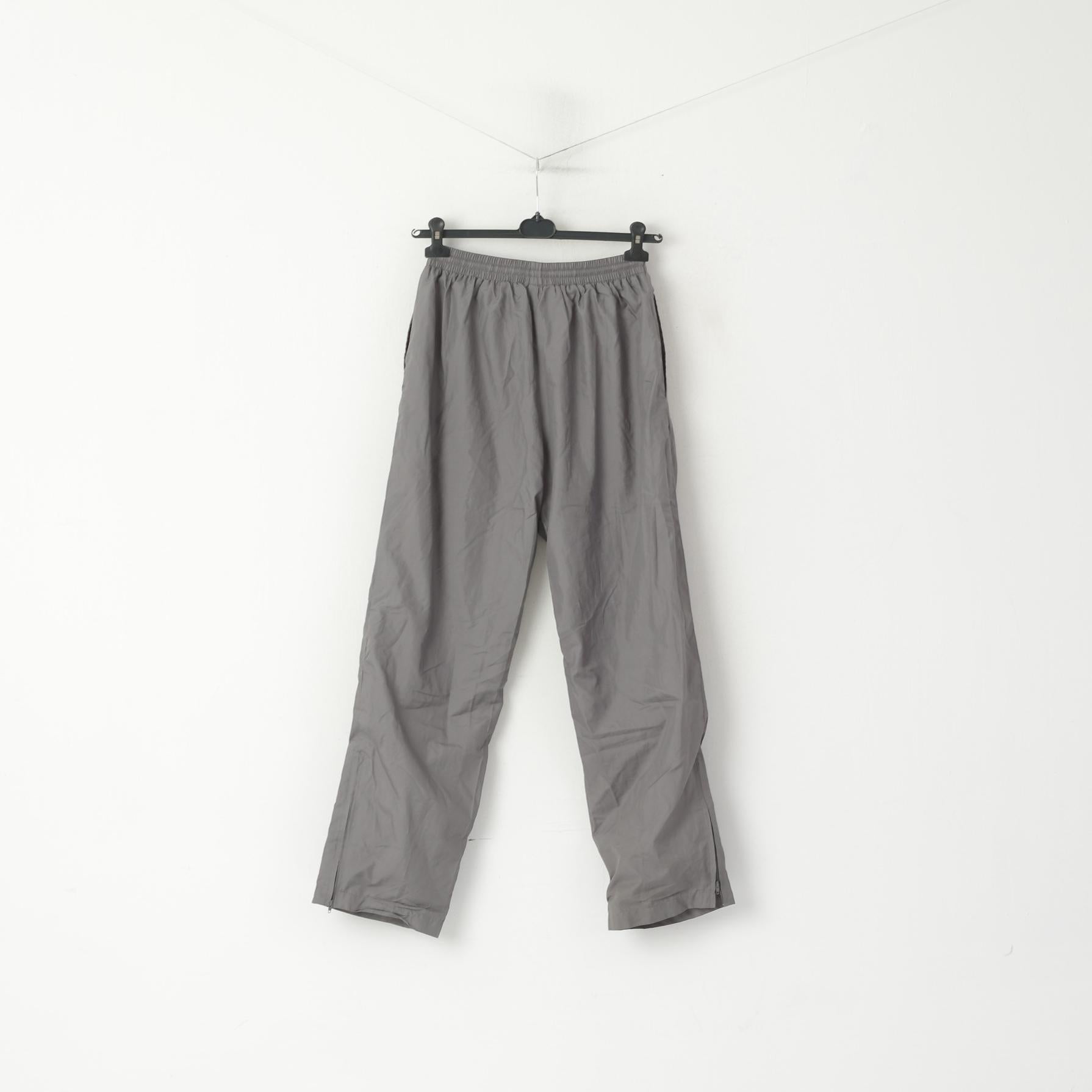 Puma Pantalon de survêtement pour homme Gris Sport Retro Sportswear Zip Leg Pantalon de survêtement