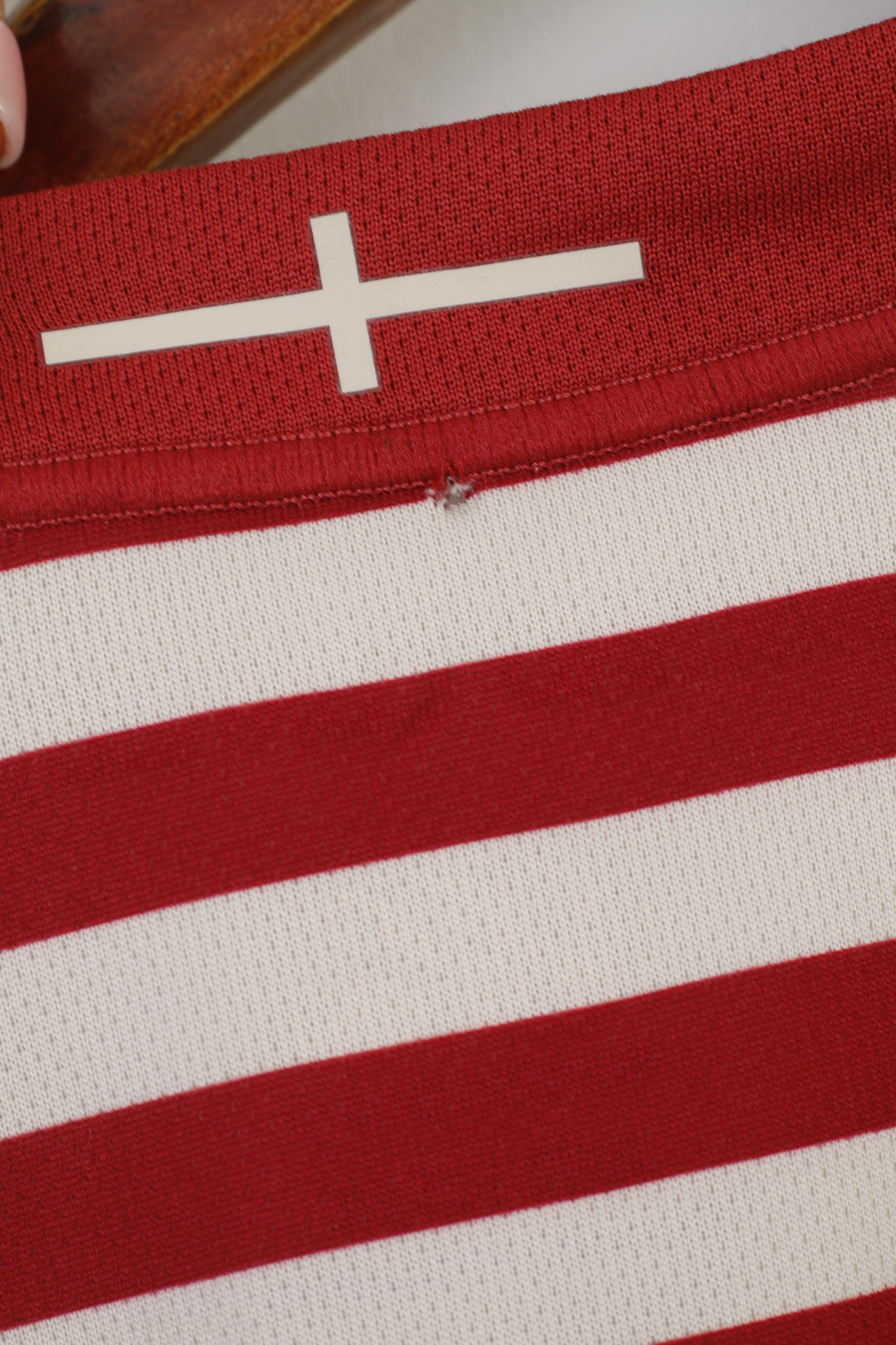 Canterbury England Boys 12 Age Shirt Maroon National Rugby Union Team O2 Jersey Top