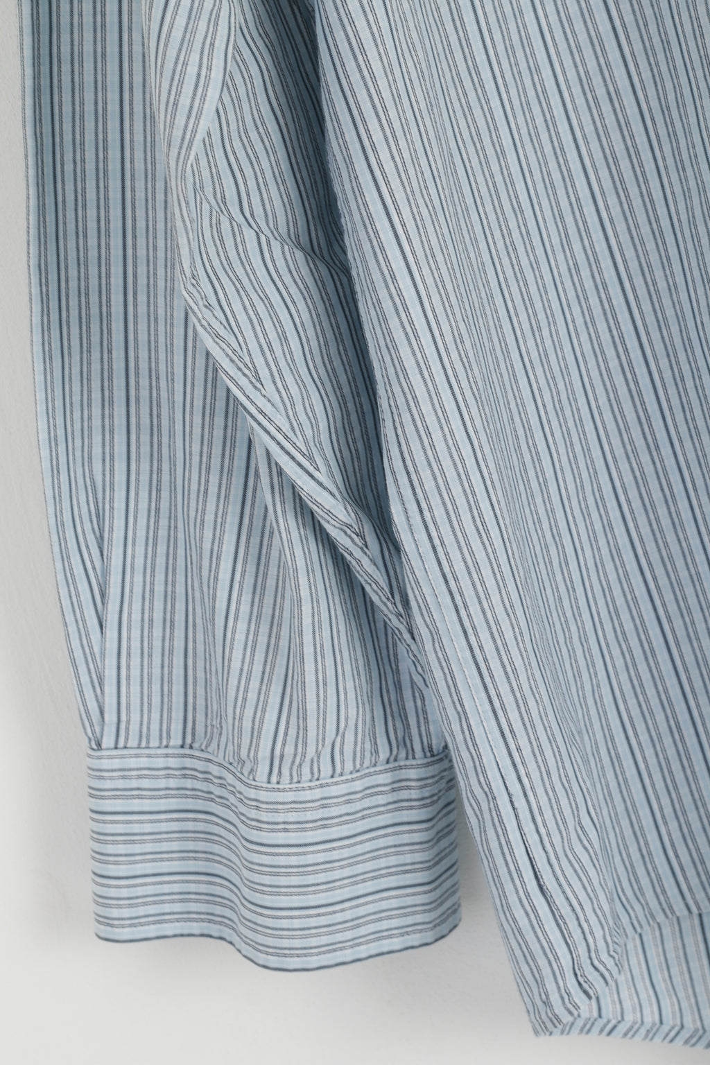 Timberland Men M (L) Casual Shirt Blue Striped Button Down Collar Long Sleeve Top