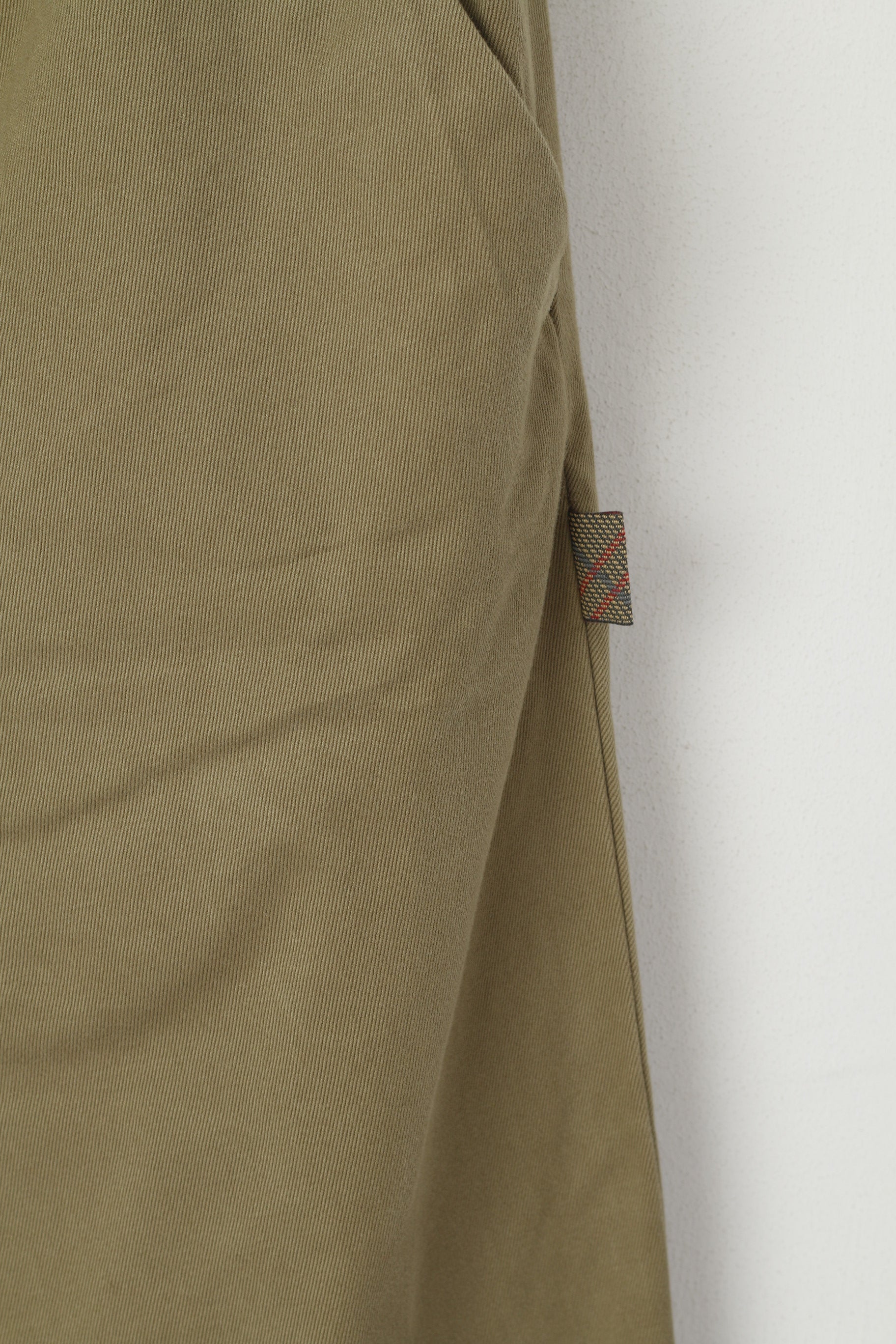 Barbour Men 34 Trousers Green Cotton Green Classic Straight Leg Casual Pants