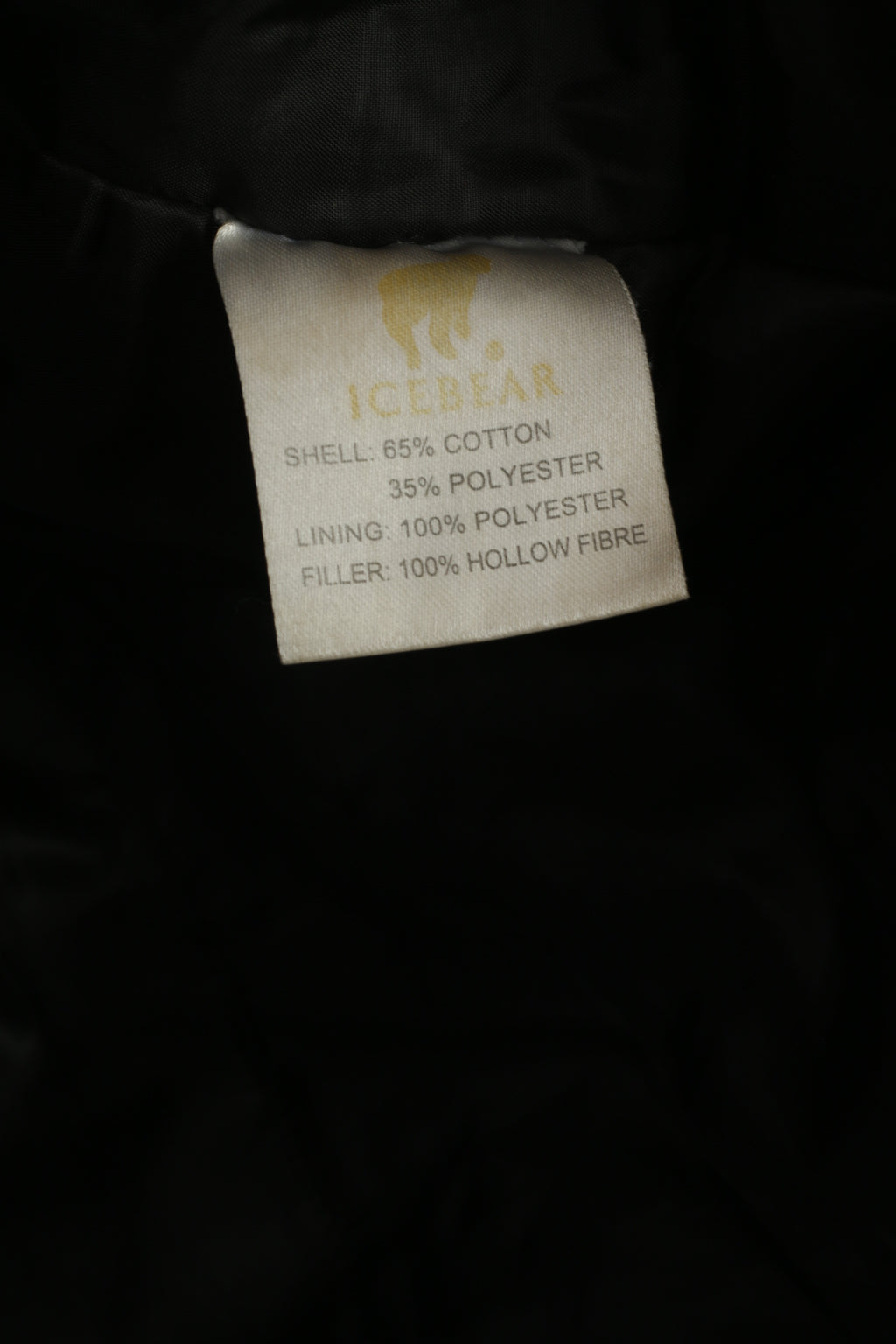 Icebear Women XXL (XL) Jacket Black Padded Hood Full Zipper Shiny Top