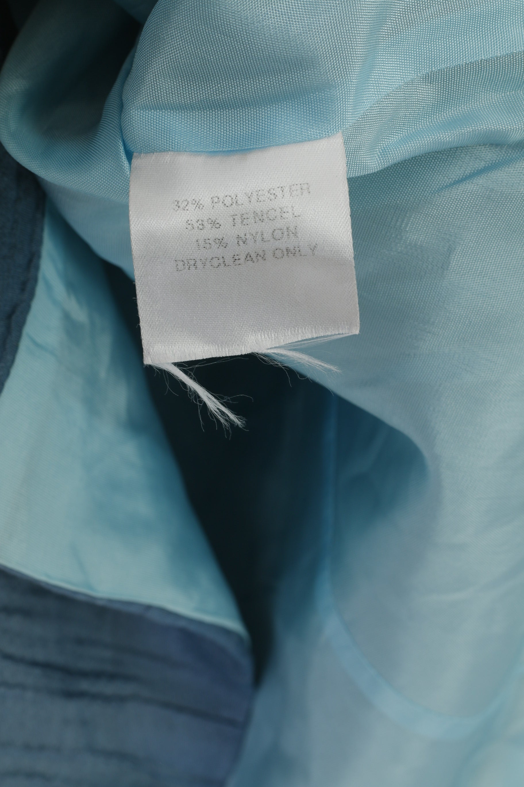 Via Veneto Women 16 XL Blazer Blue Shiny Vintage Elegant Silver Buttons Jacket