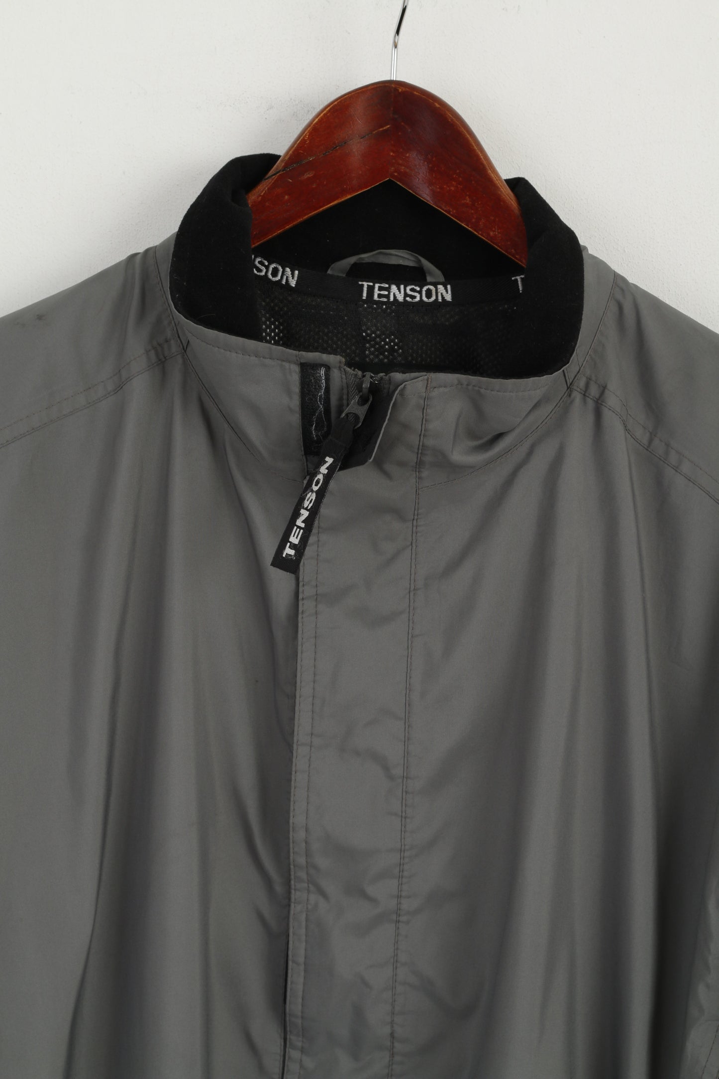 Tenson Men XL Jacket Green Pullover Windproof Technical Outdoor Lightweight Top