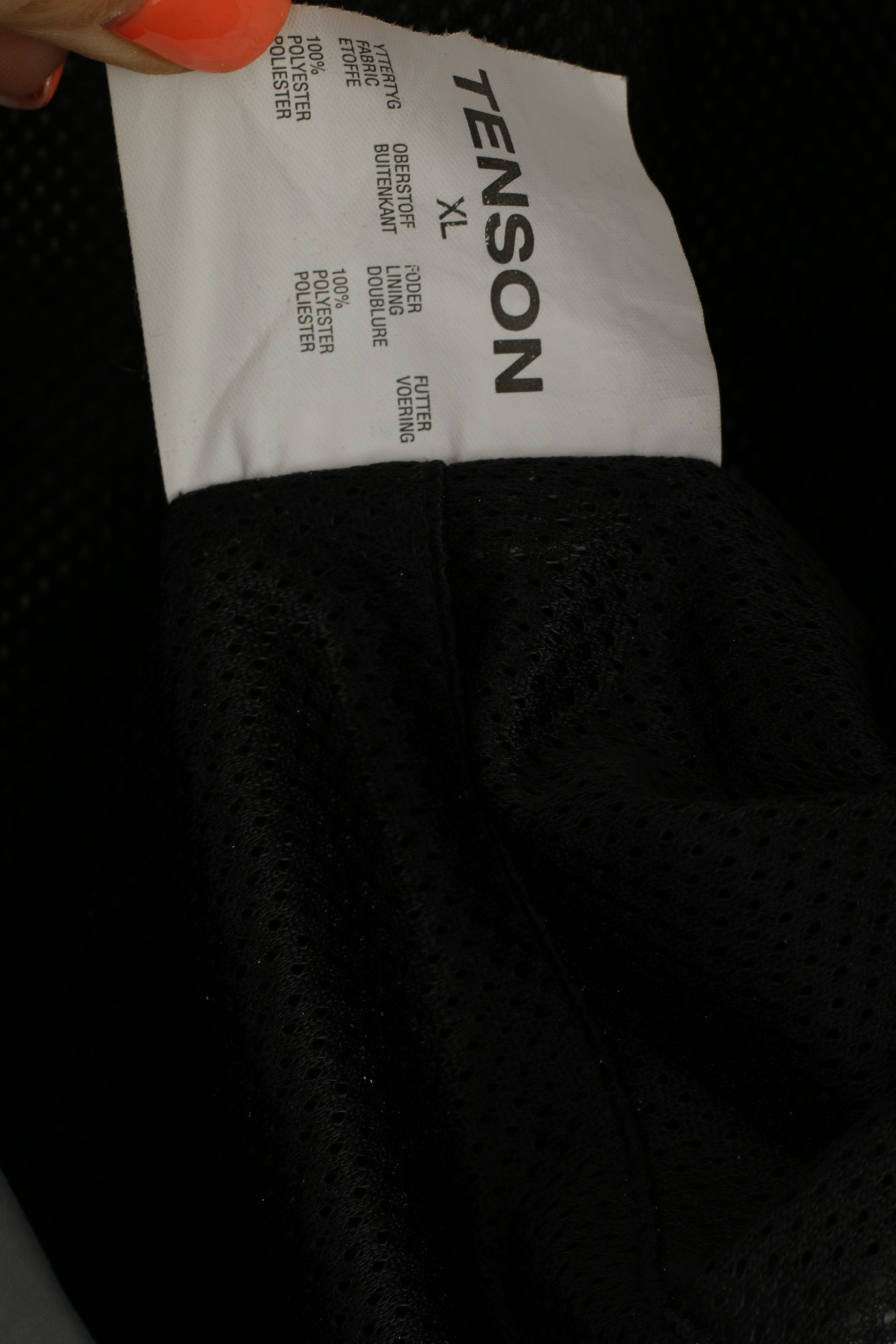 Tenson Veste XL pour homme Vert Pull coupe-vent technique extérieur léger