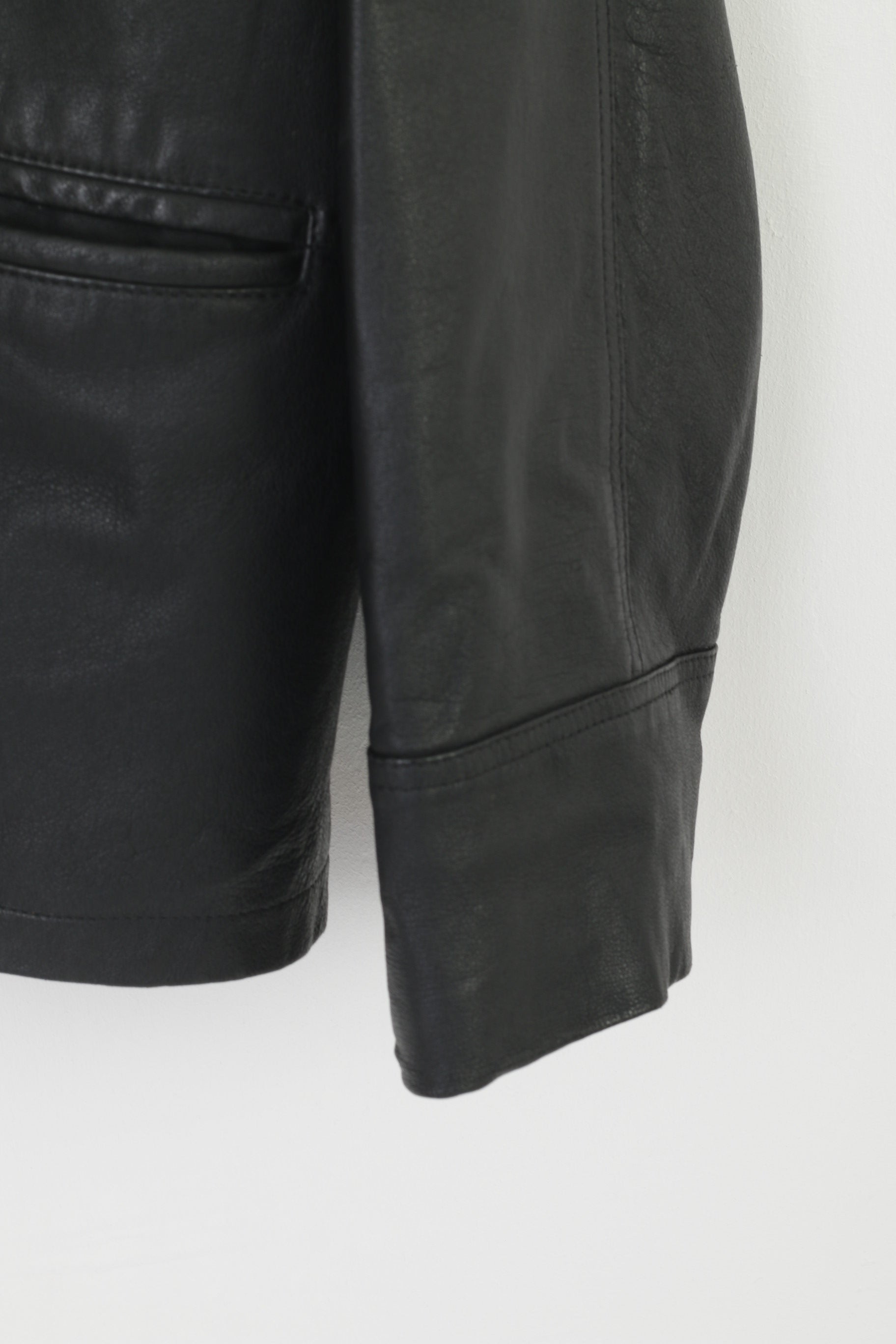 Original Hardware 57 Heavy Men 3XL Jacket Black Leather Vintage Collared Classic Top