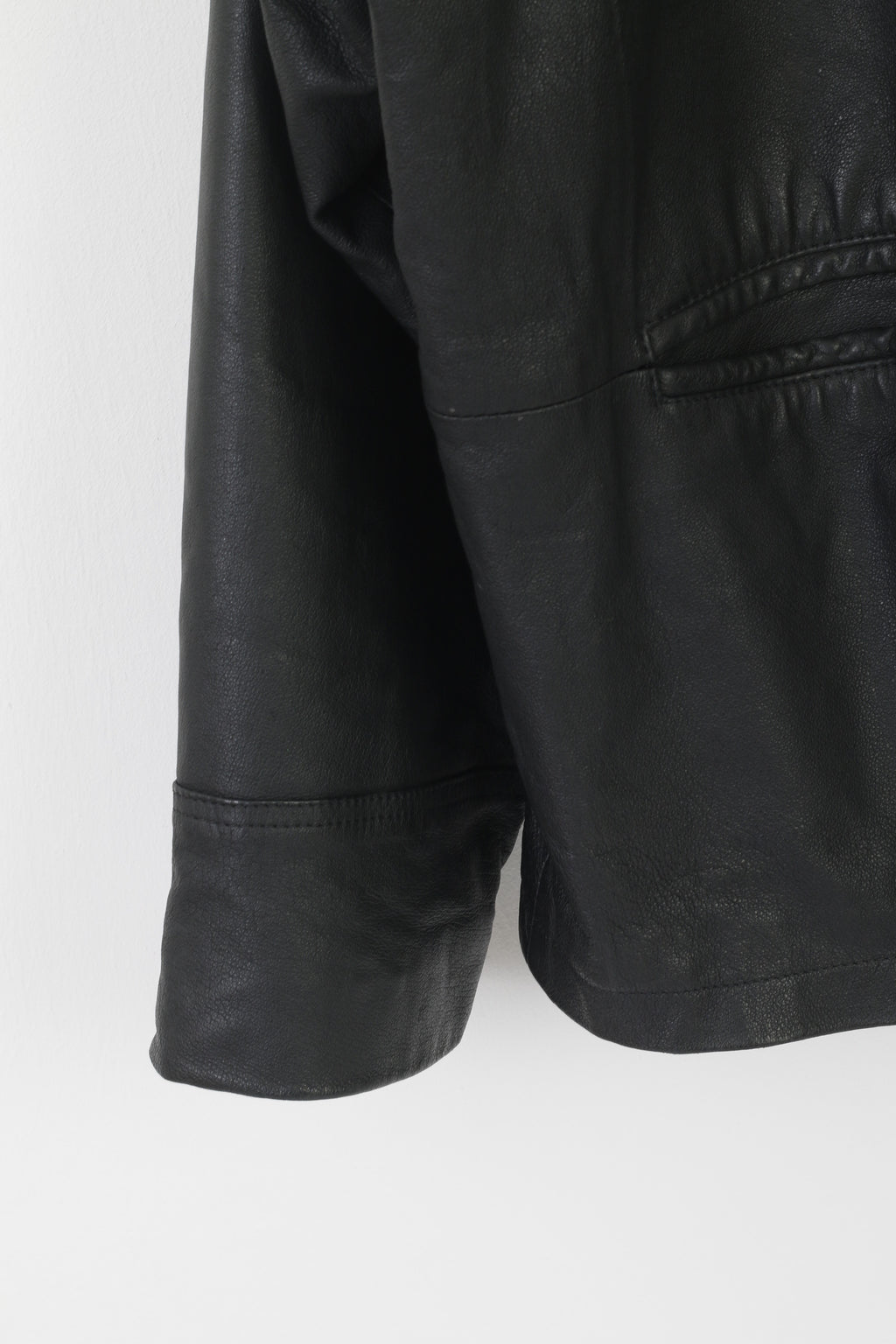 Original Hardware 57 Heavy Men 3XL Jacket Black Leather Vintage Collared Classic Top