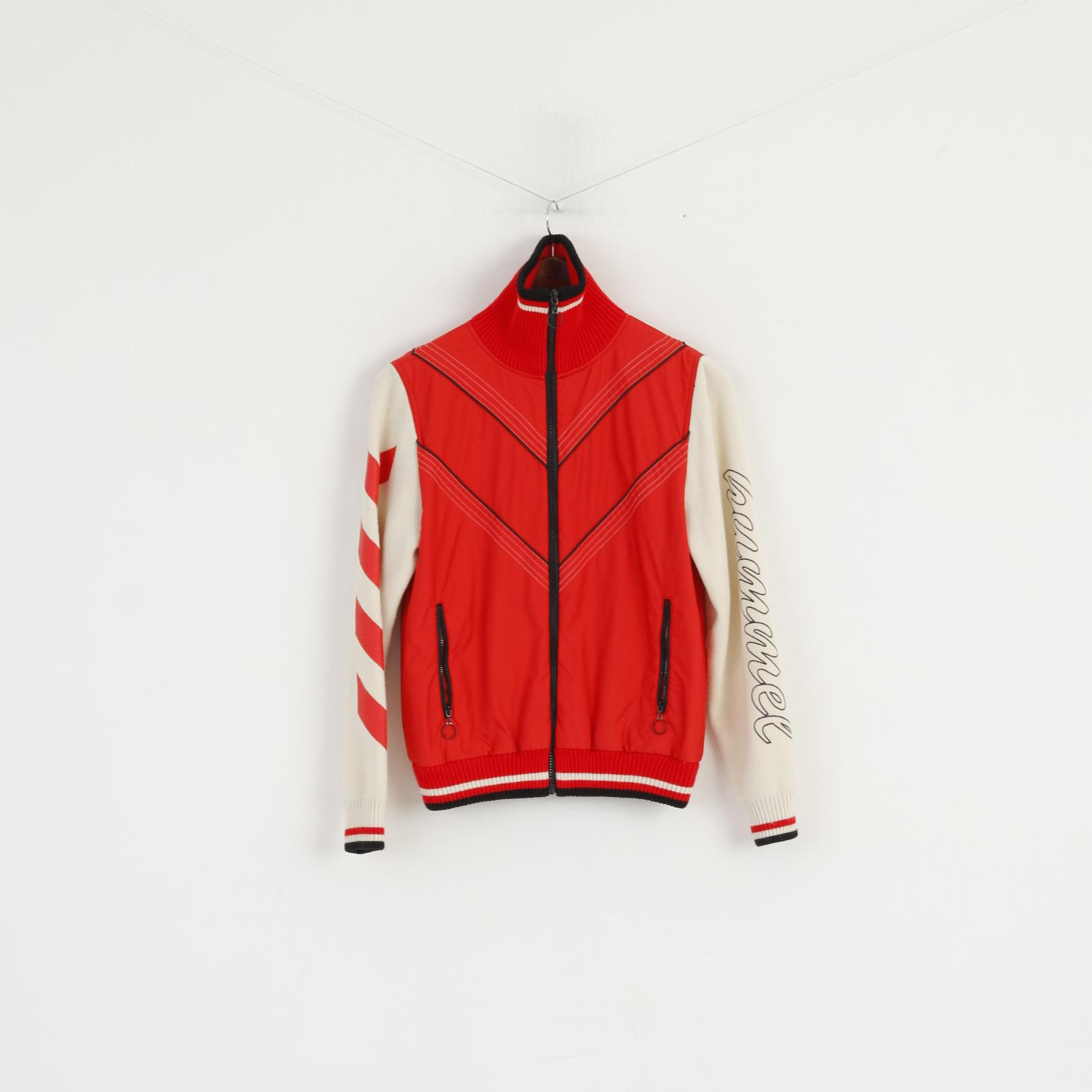 Hummel Femmes M (S) Jumper Rouge Isabelle Knit Cardigan Zip Up Nylon Sport Top