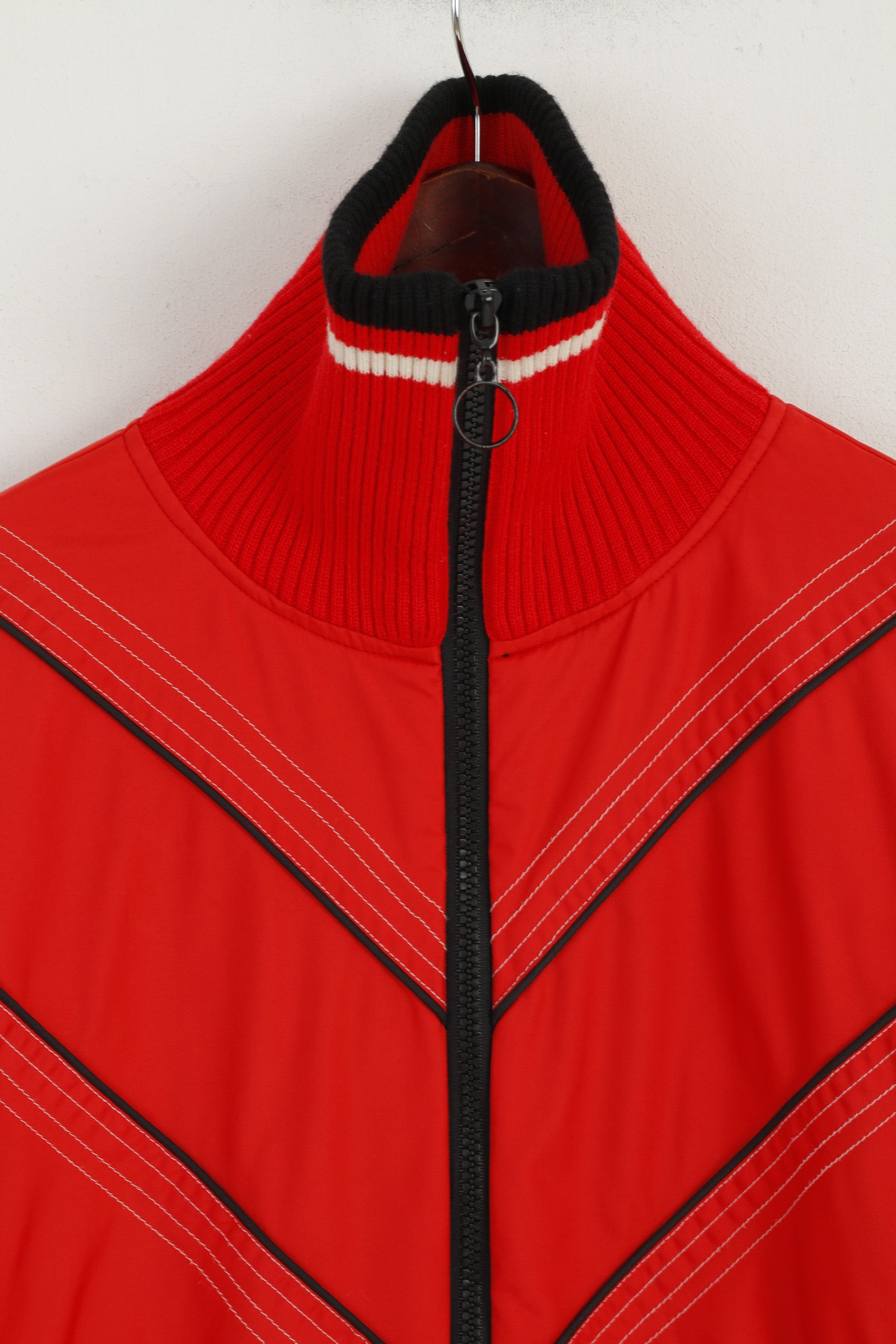 Hummel Femmes M (S) Jumper Rouge Isabelle Knit Cardigan Zip Up Nylon Sport Top