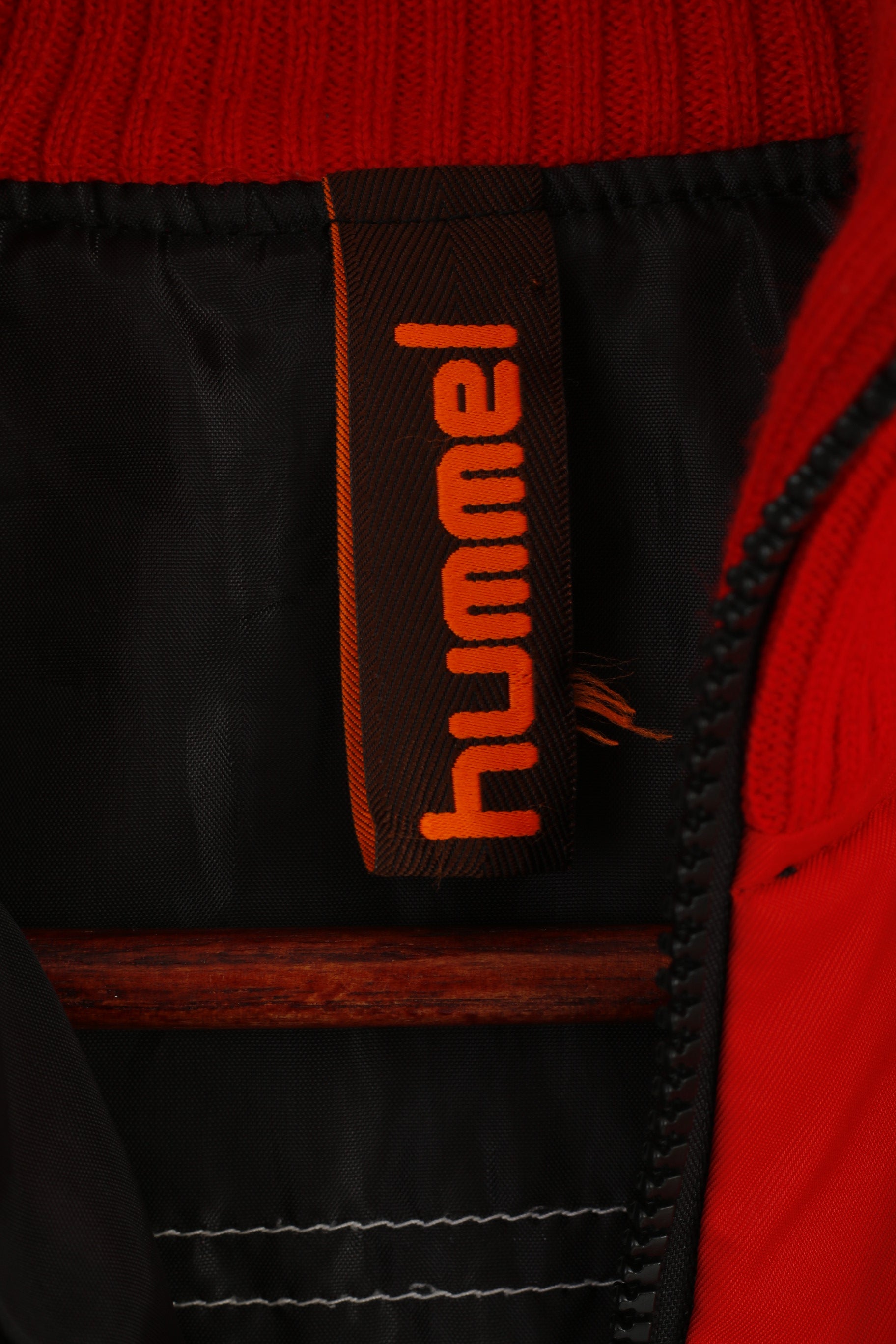 Hummel Femmes M (S) Jumper Rouge Isabelle Knit Cardigan Zip Up Nylon Sport Top