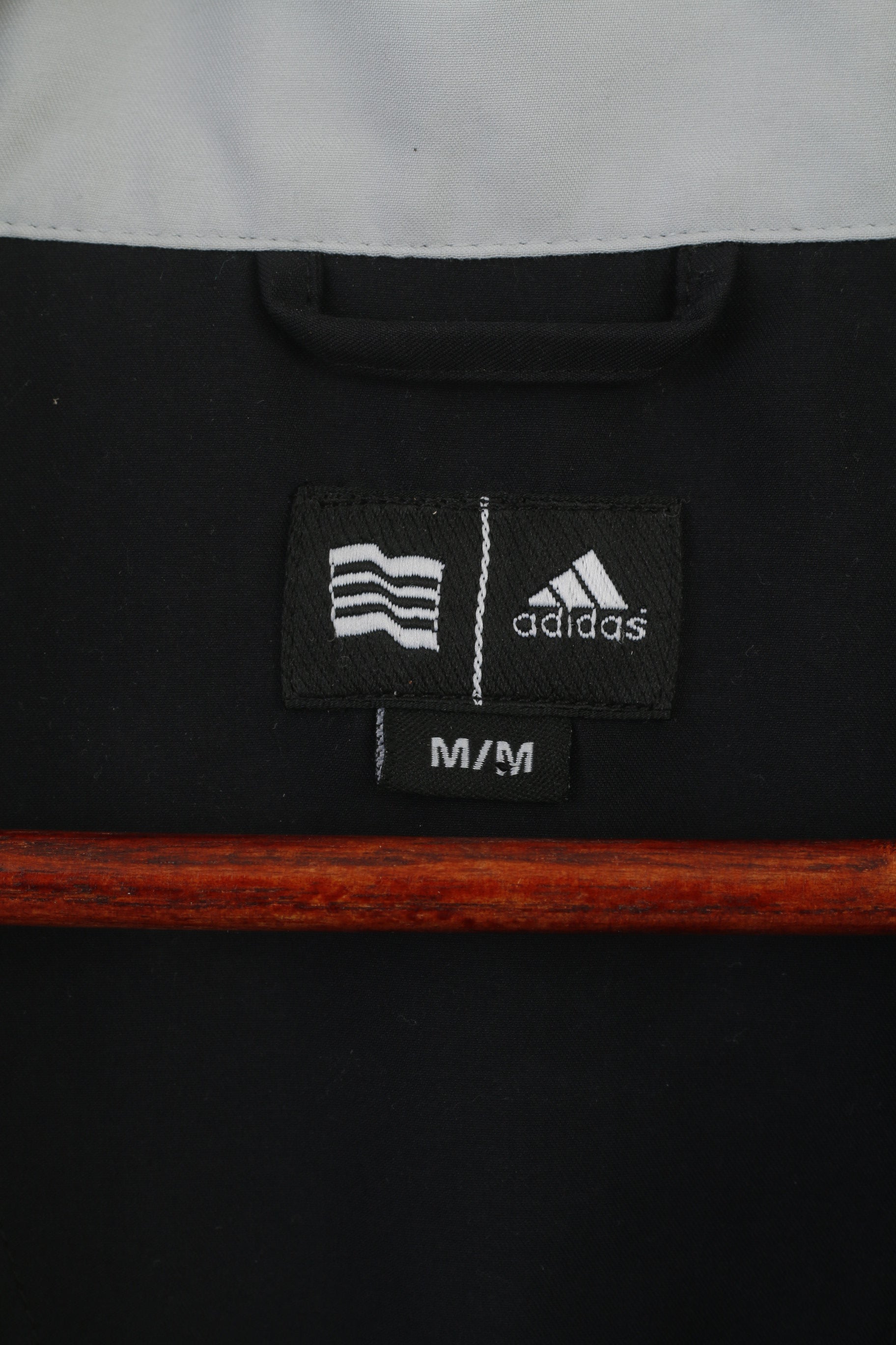 Adidas Men M Golf Jacket Black The Open 2005 St Andrews Clima Shell Wind Top