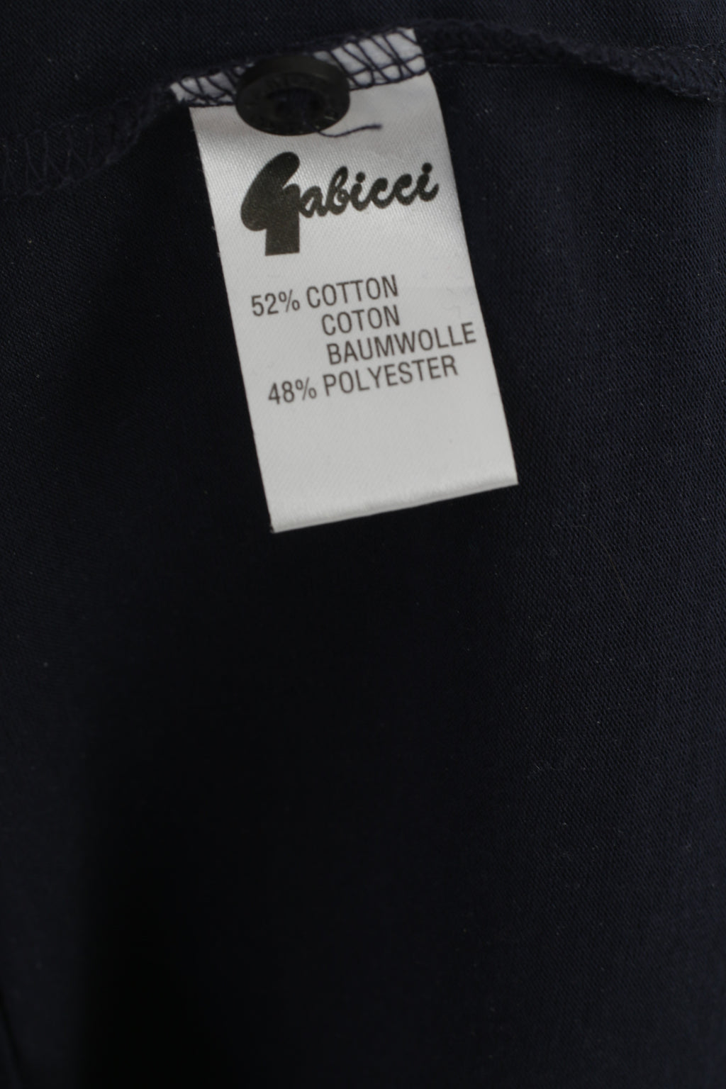 Gabicci Collezione Homme L Polo Marine Coton Poche Style Rétro Design Haut