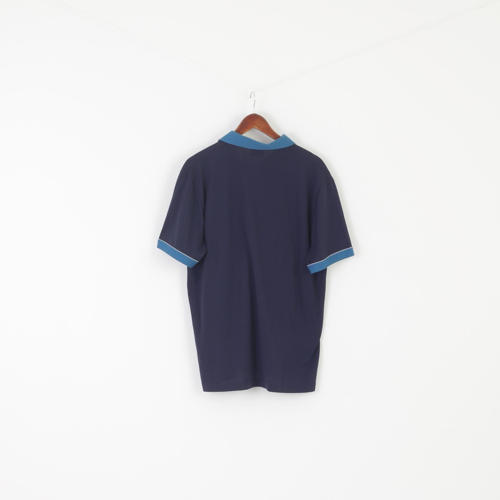 Gabicci Collezione Homme L Polo Marine Coton Poche Style Rétro Design Haut