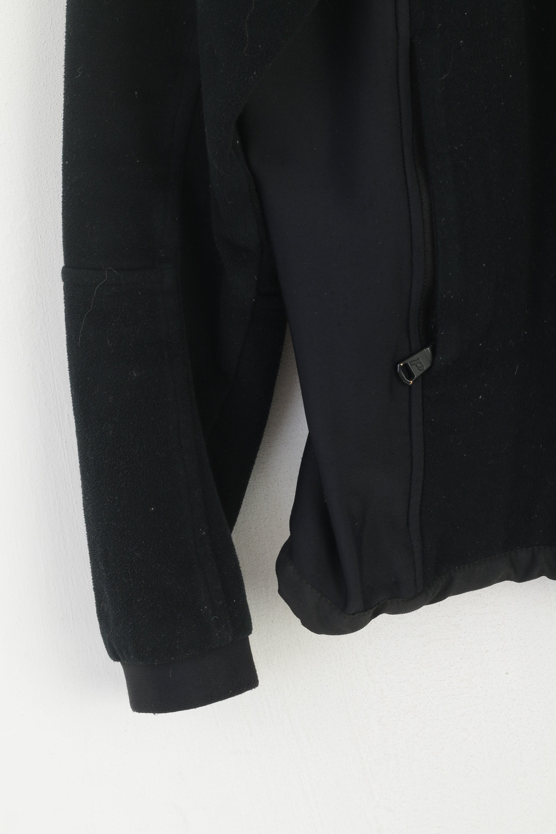 Peak Performance Women M (S) Jacket Black Windstopper Zip Up Outdoor Top