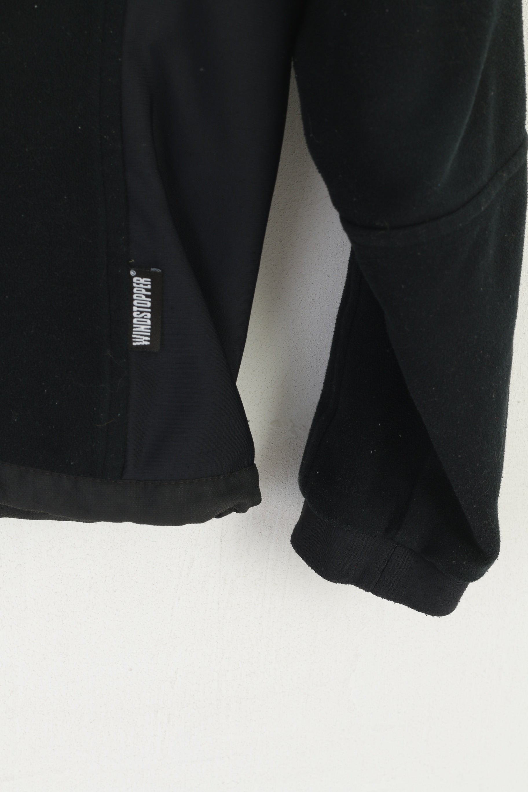 Peak Performance Women M (S) Jacket Black Windstopper Zip Up Outdoor Top