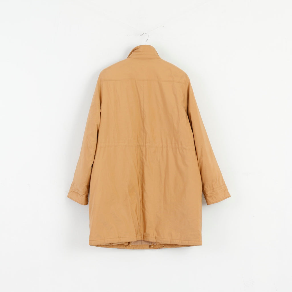 Klepper Women 22 48 Coat Shiny Brown Padded Aqua Stop Full Zipper Top