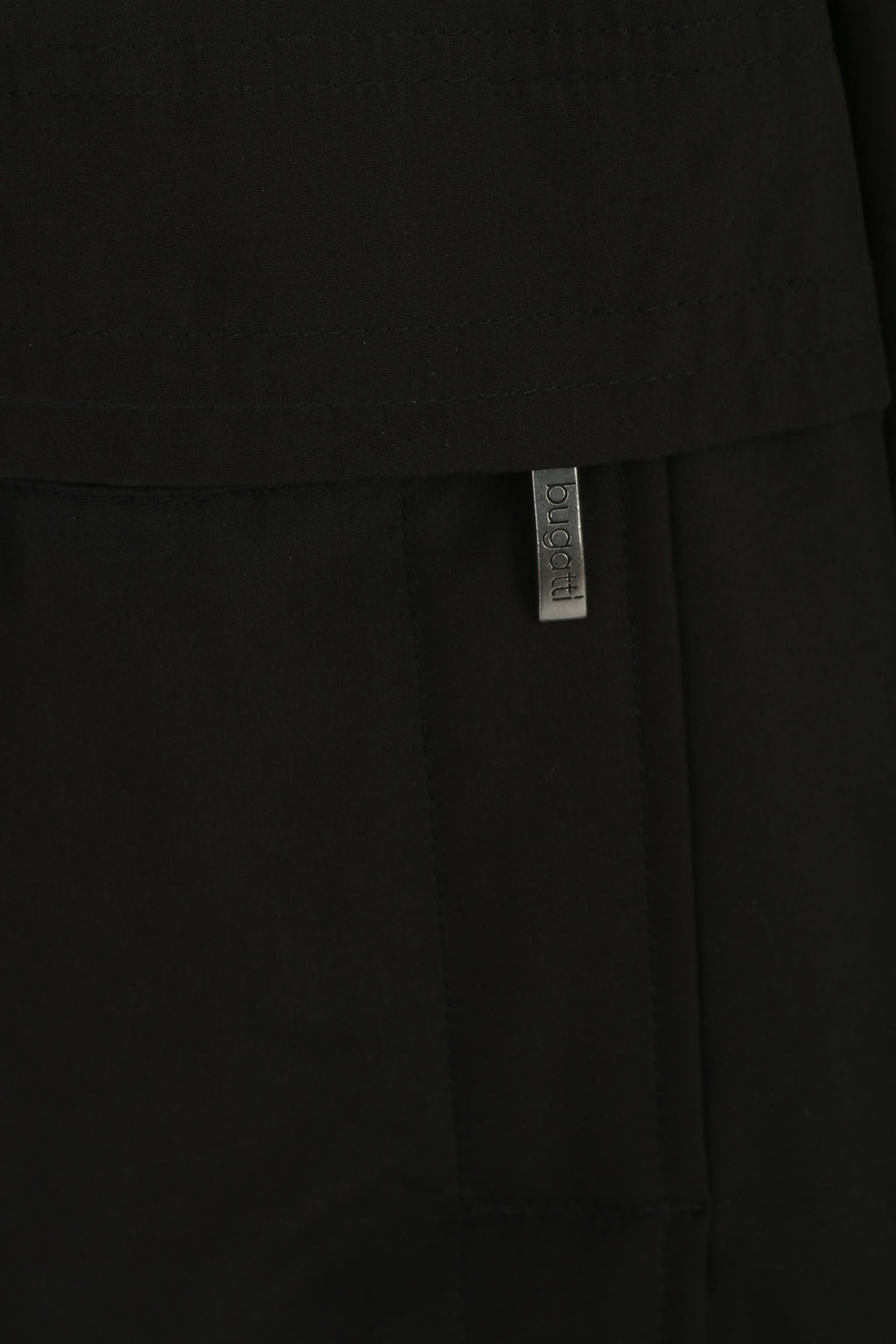 Bugatti Men 56 XXL Veste Noire Doublée Zippée Classique Équipée Multi Poche Haut