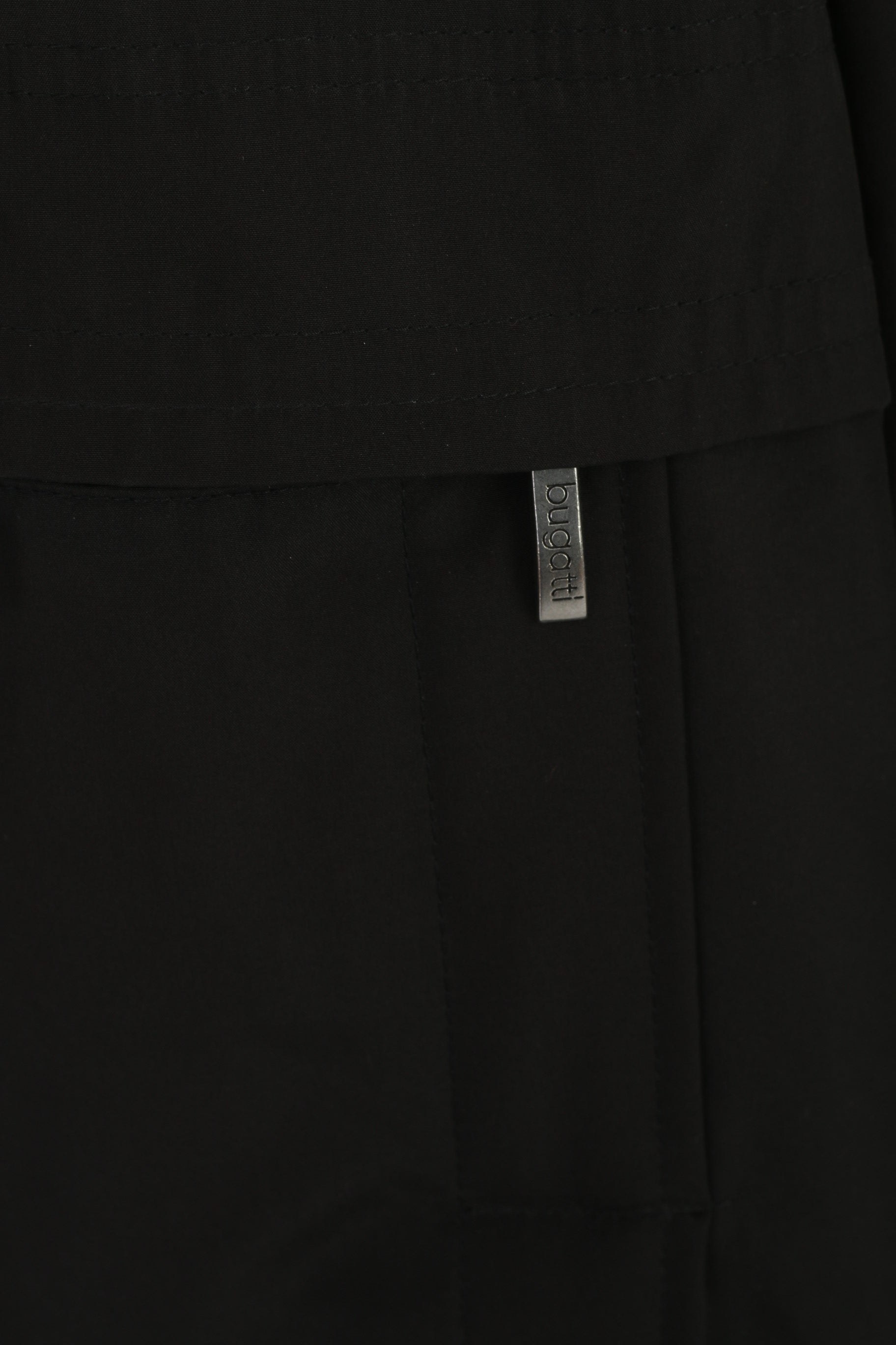 Bugatti Men 56 XXL Jacket Black Lined Zipped Classic Equipped Multi Pocket Top