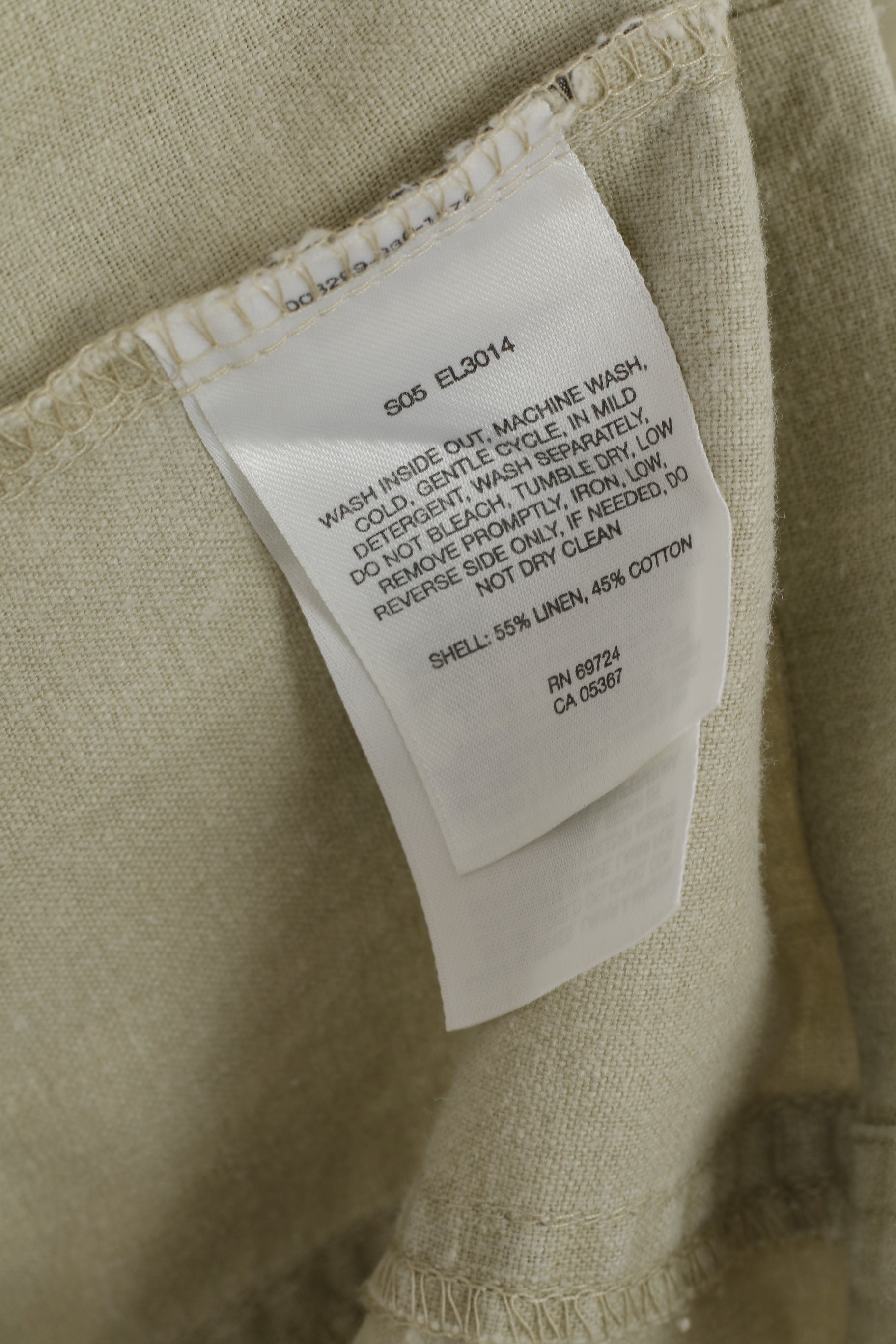 Columbia Women S Casual Shirt Beige Linen Sportswear Outdoor Hiking Top