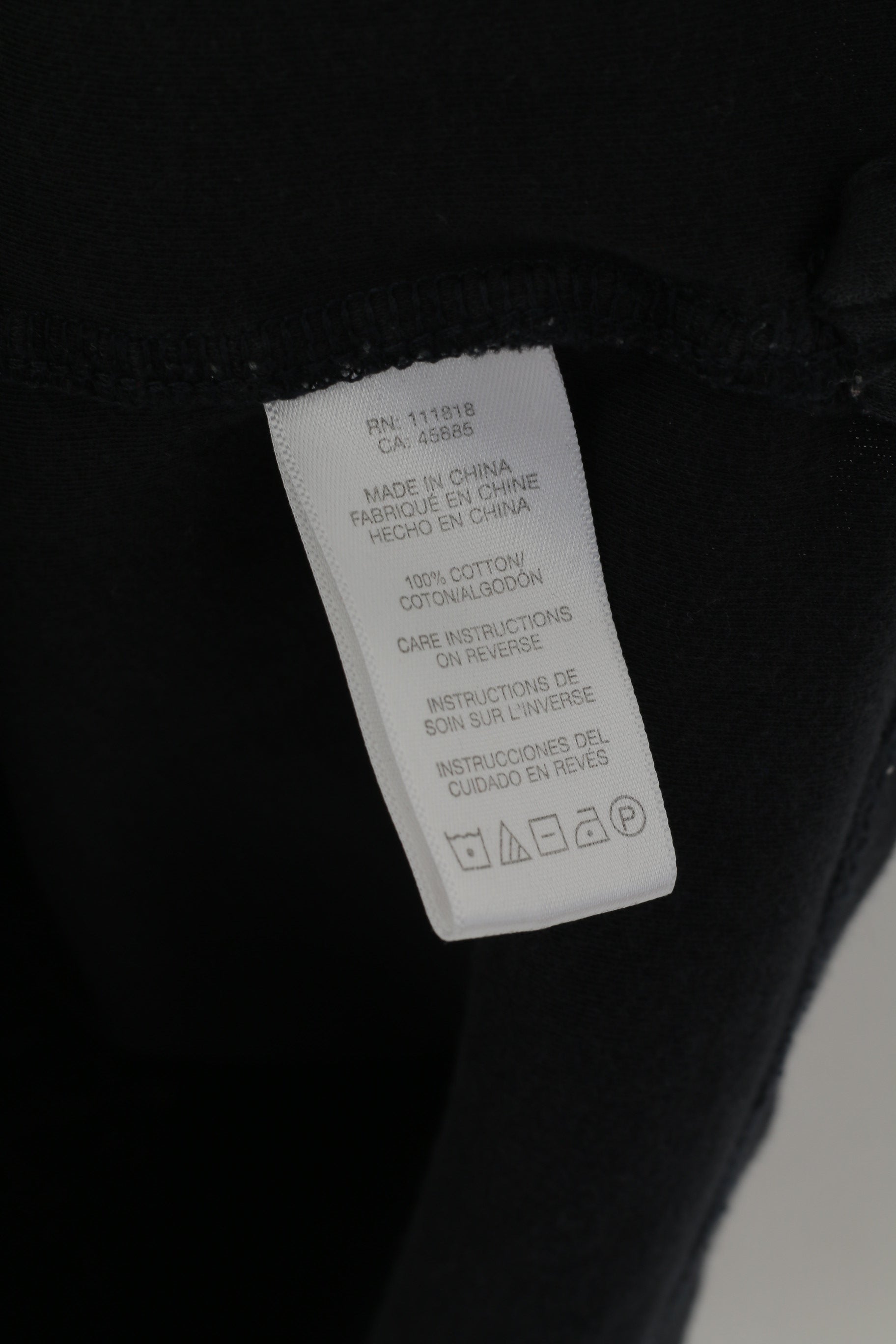 Michael Kors Men M Polo Shirt Black Cotton Stretch Short Sleeve Plain Top