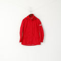 Etirel Femmes 36 S Veste Rouge Campus Sportswear À Capuche Poches Zippées Complètes Haut