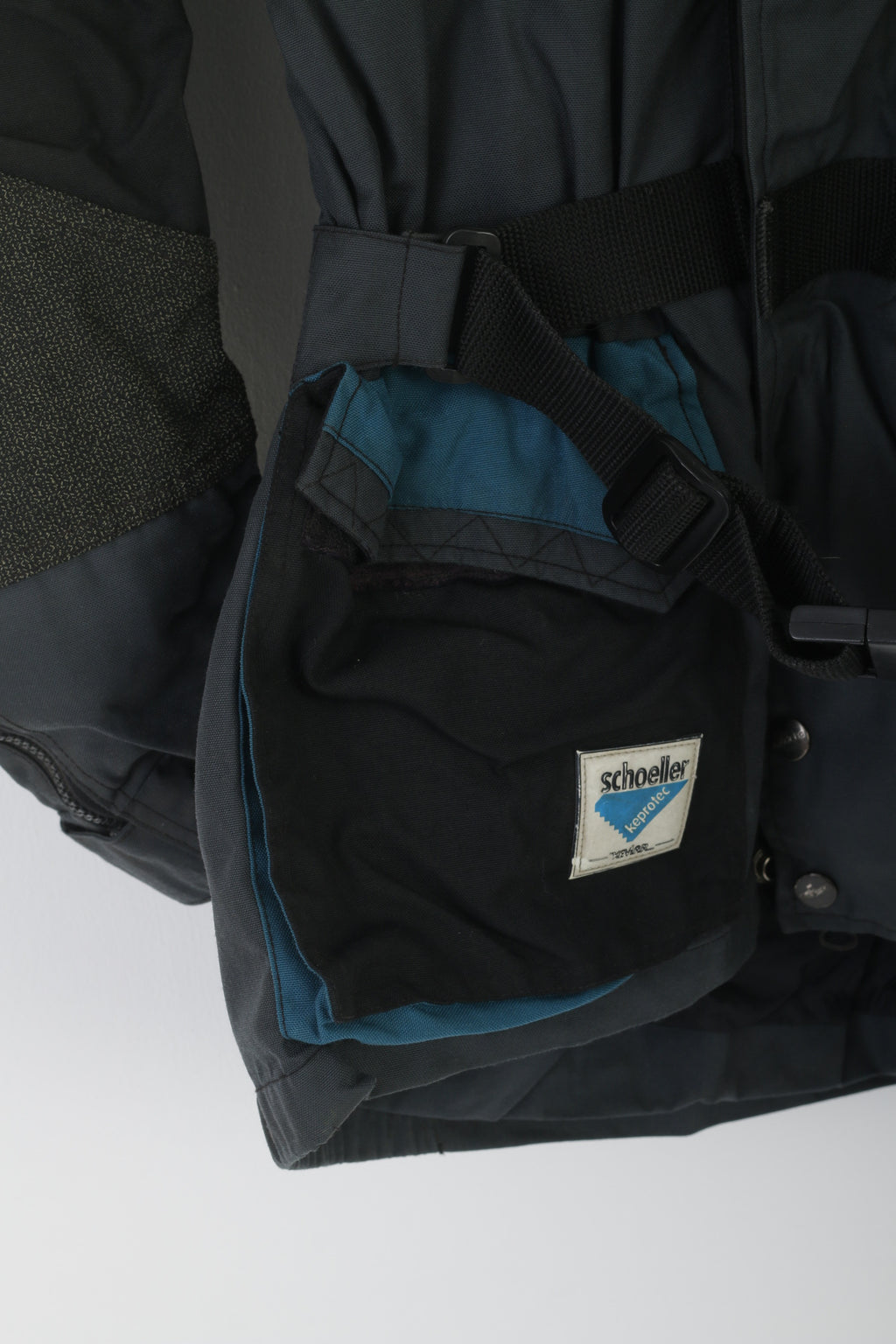 Sympatex Men L Motorcycle Jacket Black Nylon Vintage Stuart Hwy Australian Outback Road Modeka