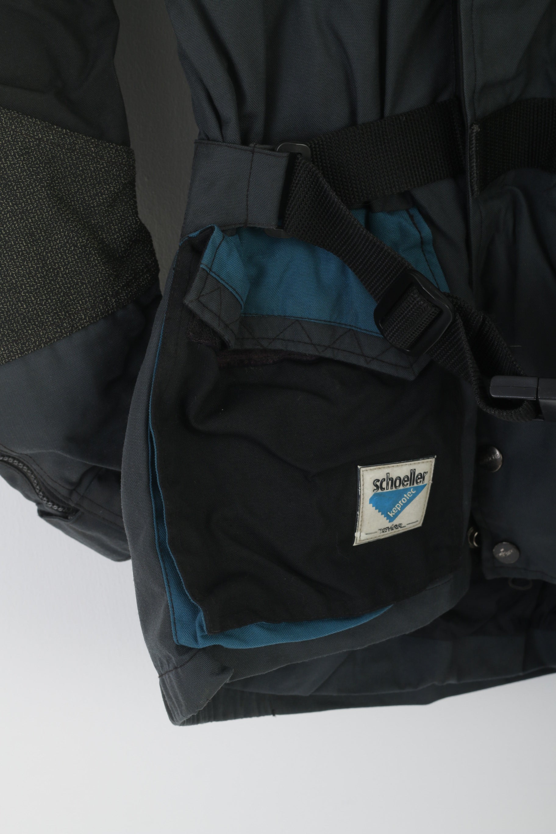 Sympatex Men L Motorcycle Jacket Black Nylon Vintage Stuart Hwy Australian Outback Road Modeka