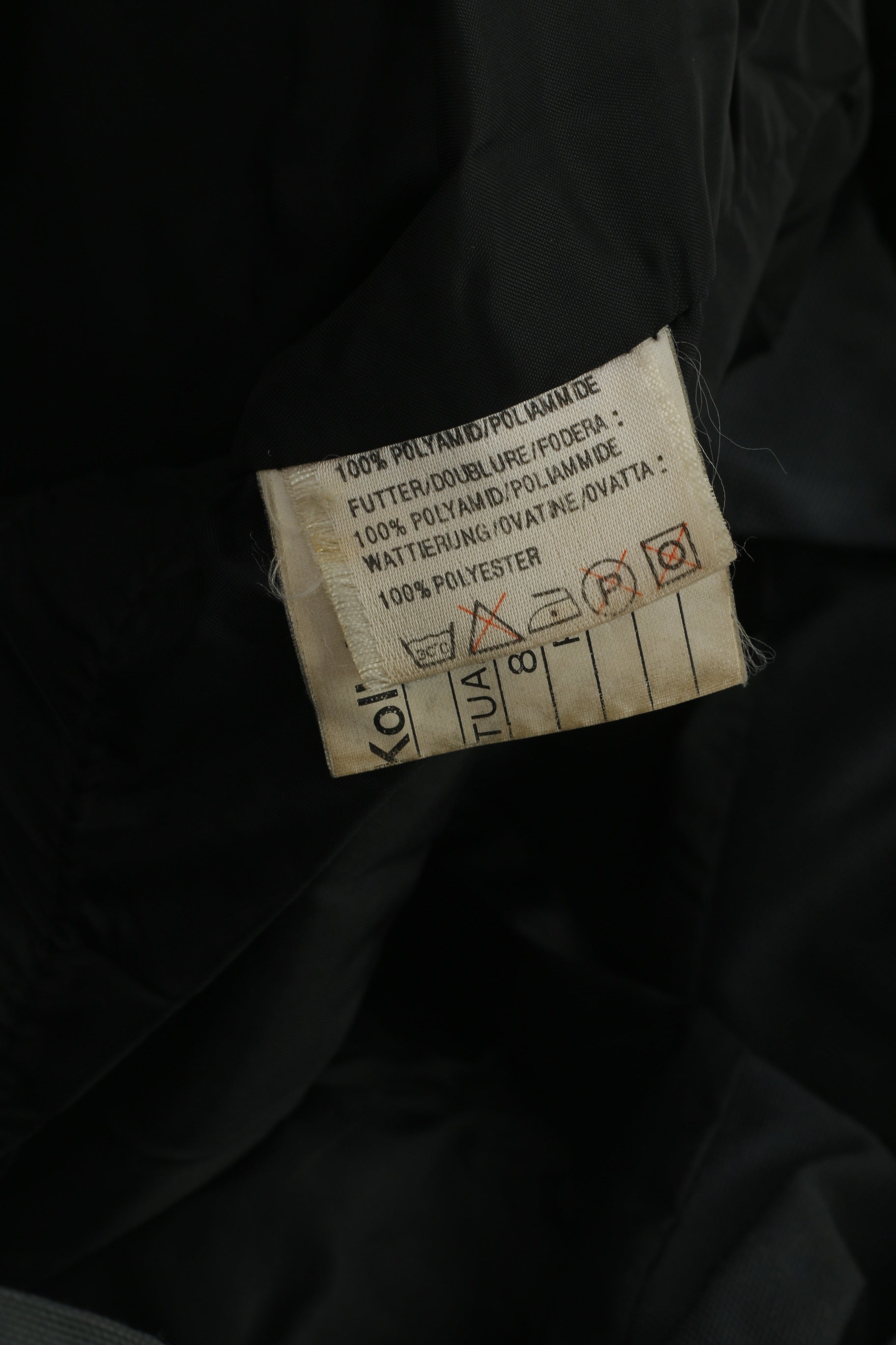 Sympatex Men L Motorcycle Jacket Black Nylon Vintage Stuart Hwy Australian Outback Road Modeka