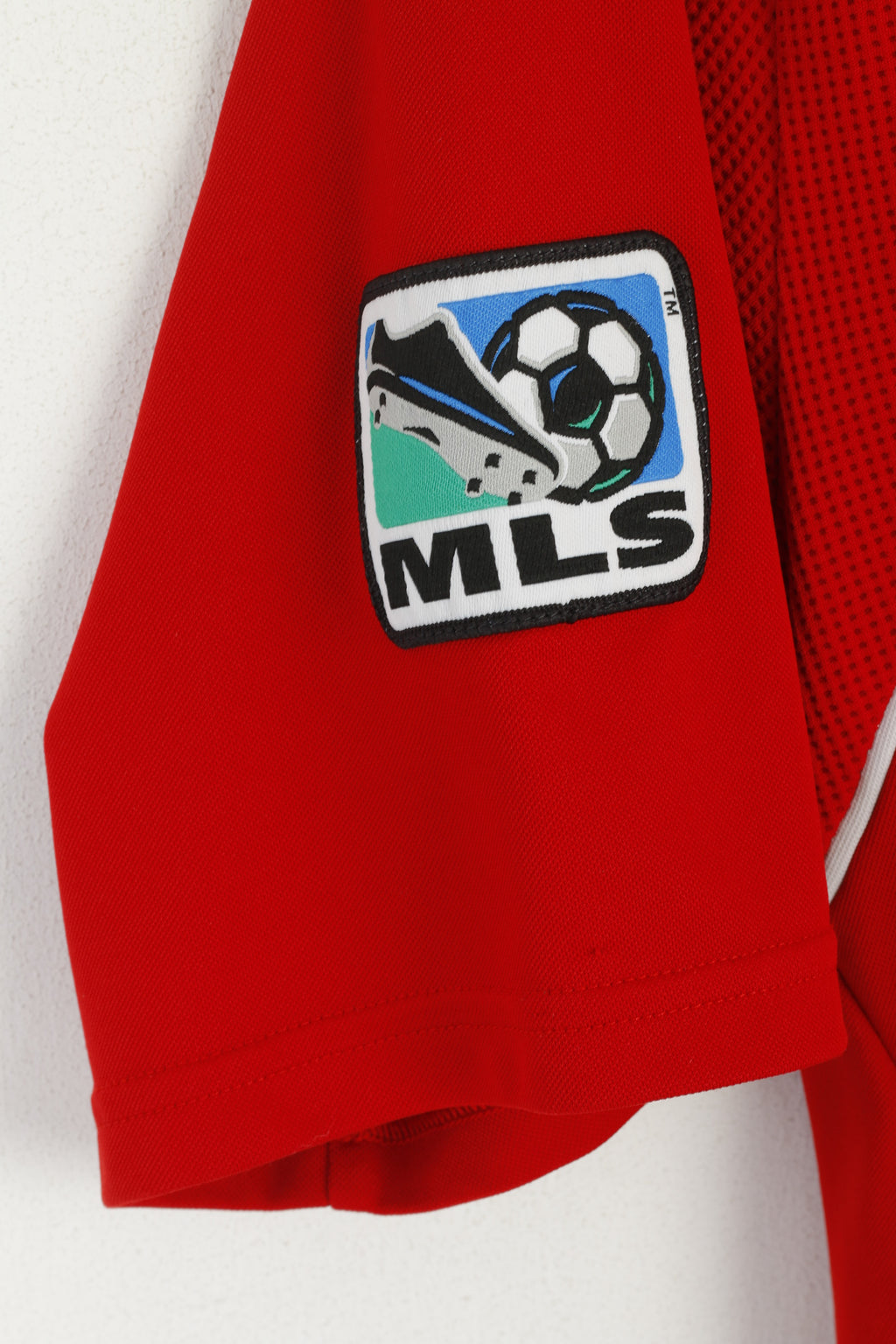 Maglia Adidas da uomo M rossa Climacool MLS Maglia da allenamento per abbigliamento sportivo da calcio