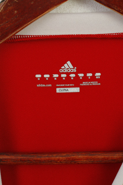 Maglia Adidas da uomo M rossa Climacool MLS Maglia da allenamento per abbigliamento sportivo da calcio