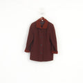 Bellandi Femme 14 L Veste Bordeaux Laine Cachemire Mélange Fabriqué en Italie Haut