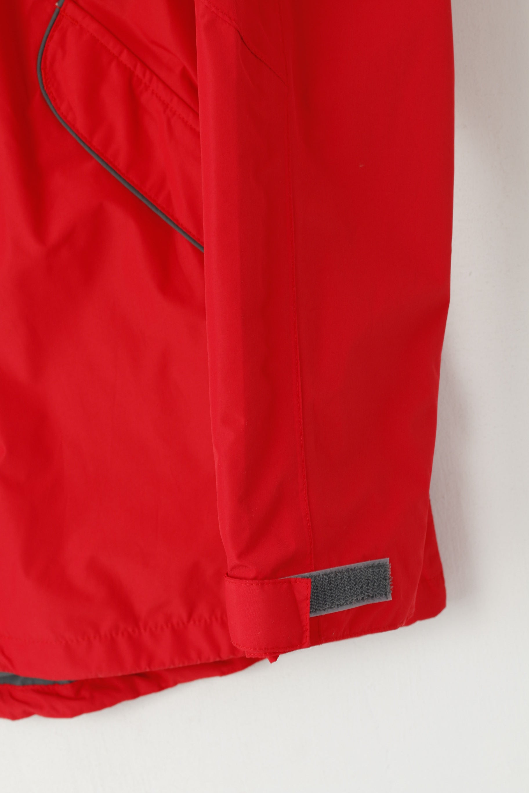 Giacca da uomo Rukka M rossa leggera con cerniera intera Holzbau AG Sportswear Outdoor Top
