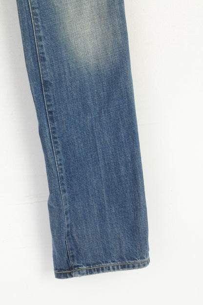 Diesel Pantaloni Jeans Donna 26 Pantaloni Blu Denim Cheren Wash Made in Italy