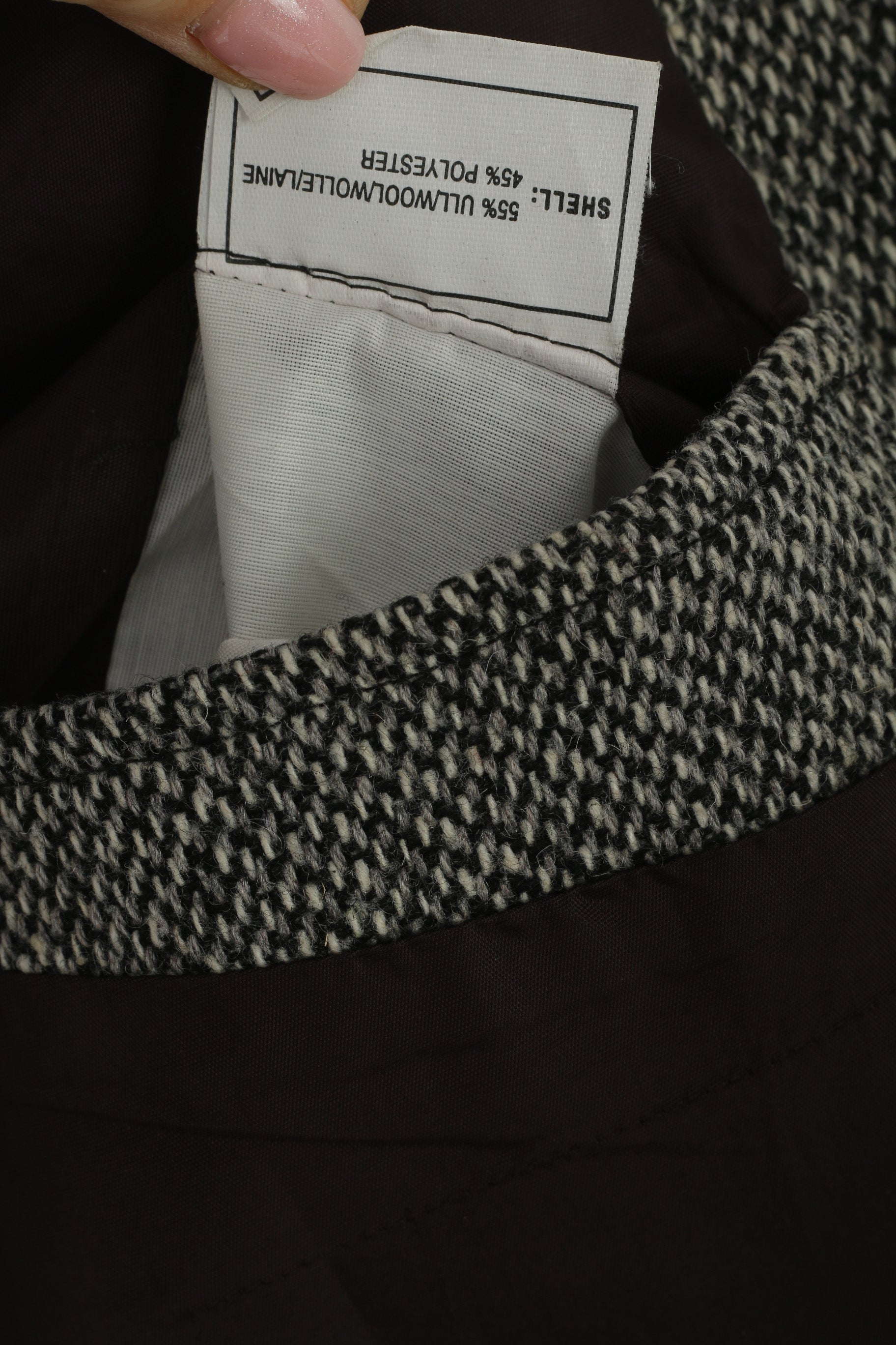 Outdoor Division Men 54 44 Blazer Gray Country Fit Vintage Wool Single Breasted Jacket