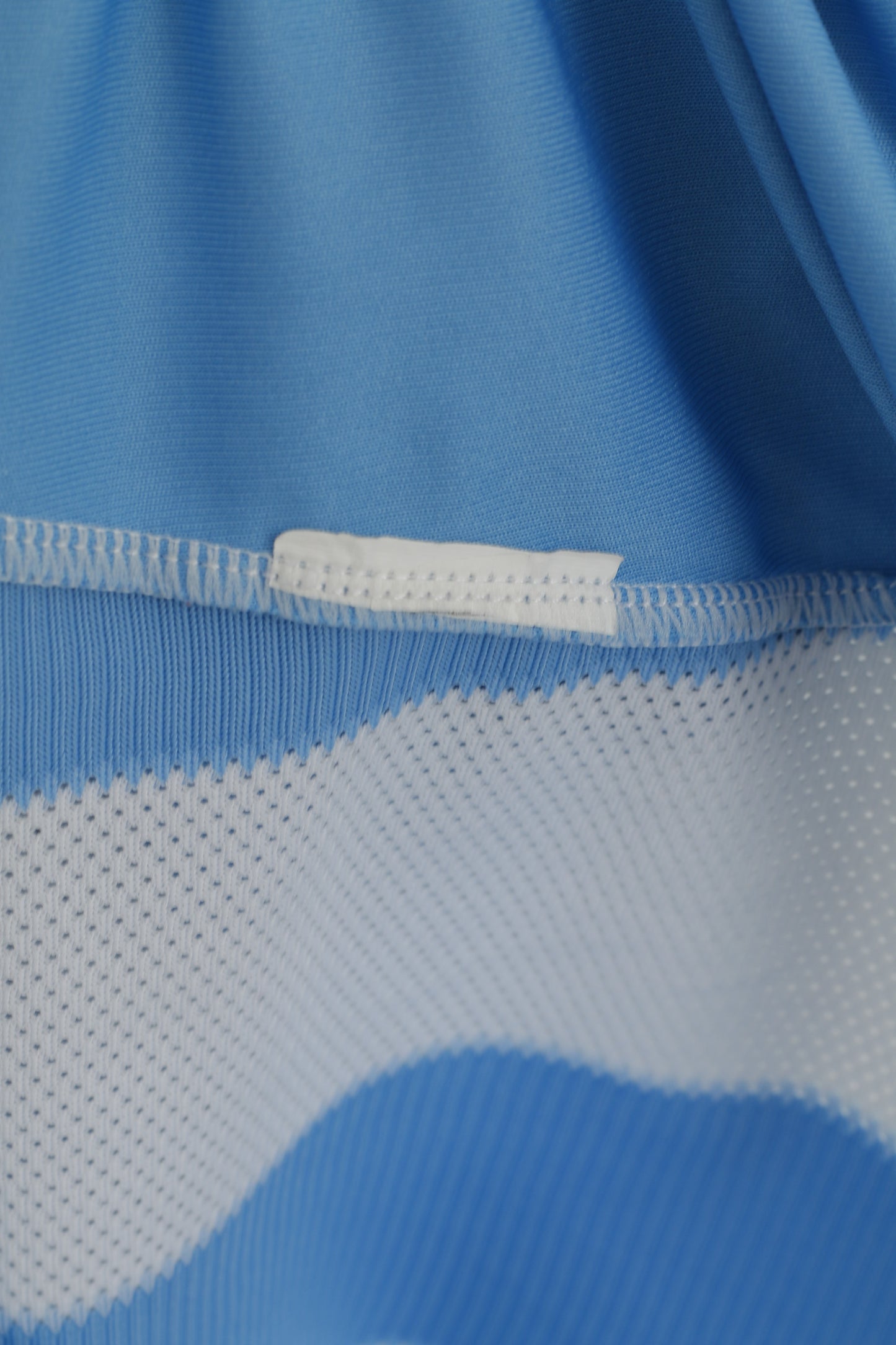 Maglia Adidas AFA da uomo M bianca blu a righe Argentina calcio calcio Trikot maglia vintage