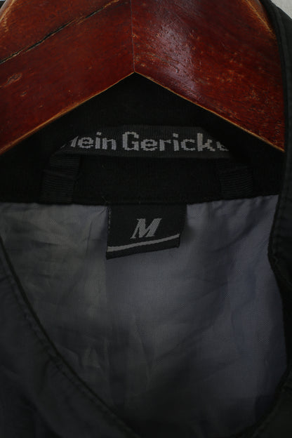 Hein Gericke Men M Jacket Black Full Zipper Lightweight Biker Sportswear Top