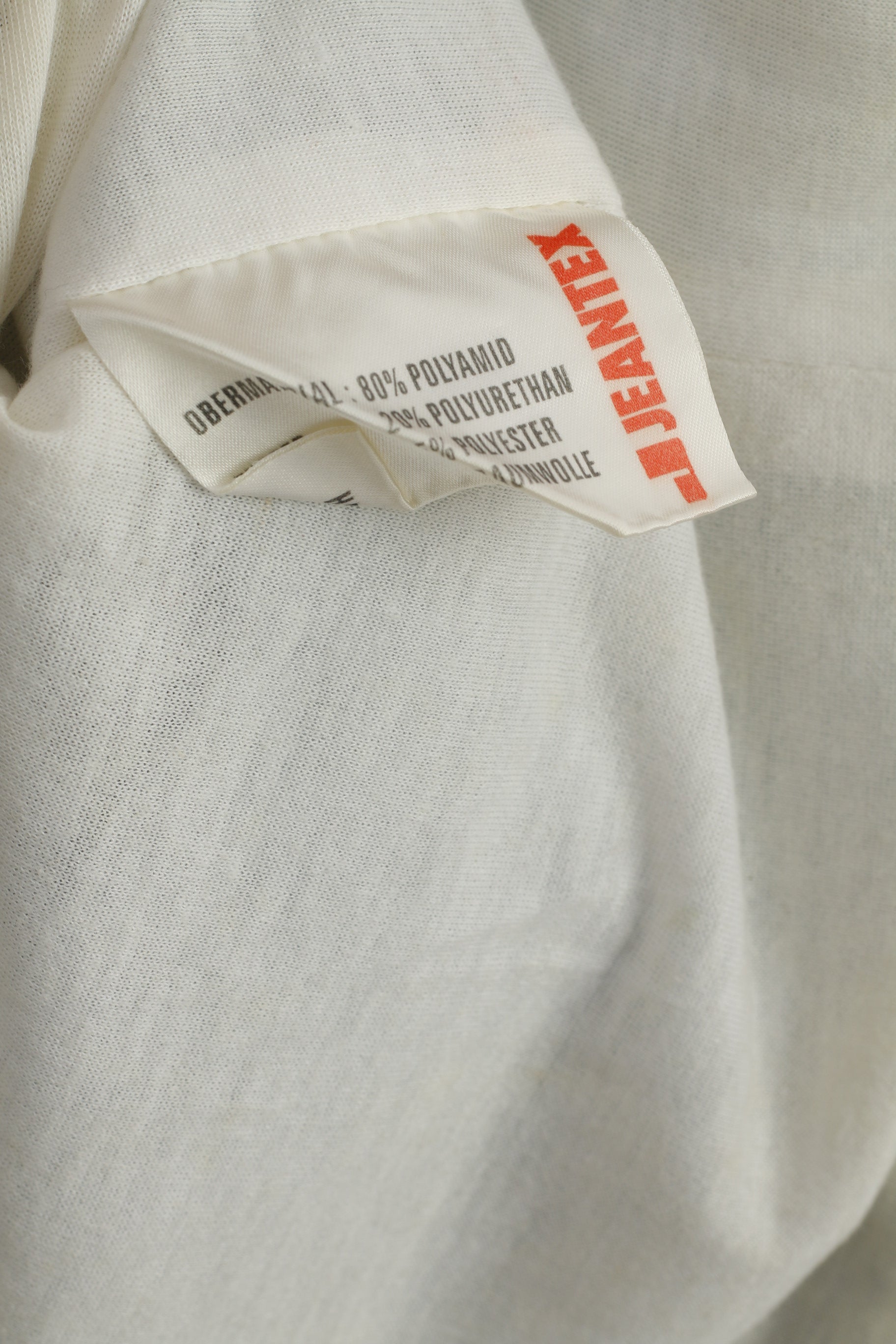 Jeantex Men 54/56 XL Jacket Green Nylon Waterproof Hidden Hood Vintage Zip Up Top