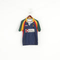 Samurai Men XS Polo Shirt Navy Hillhead Jordanhill RFC Rugby Sport Jersey Top