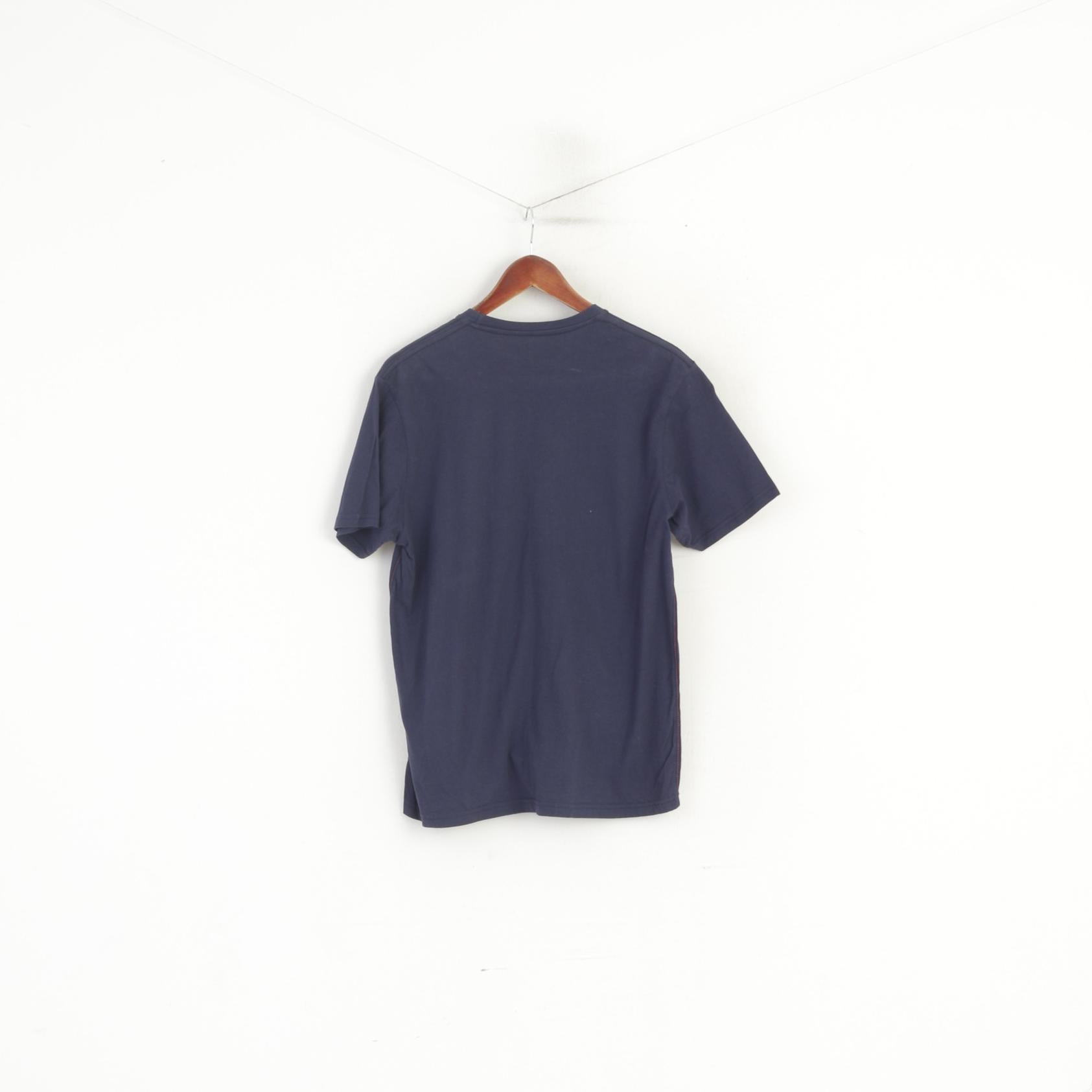 Coca Cola Men M Shirt Navy Cotton Holidays are Coming.. Crew Neck Top