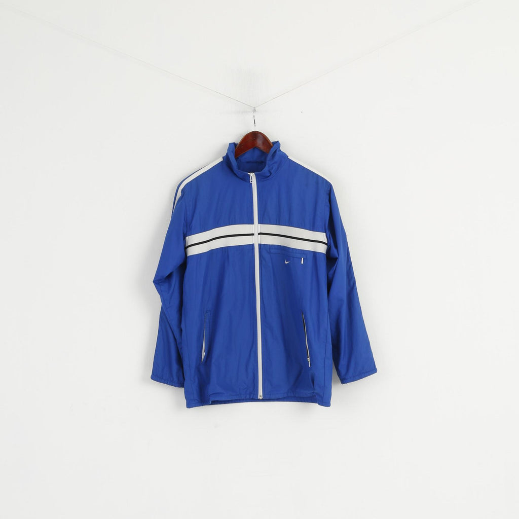 Veste Nike pour jeunes de 18 à 20 ans, haut de sport d'entraînement à fermeture éclair complète, bleu