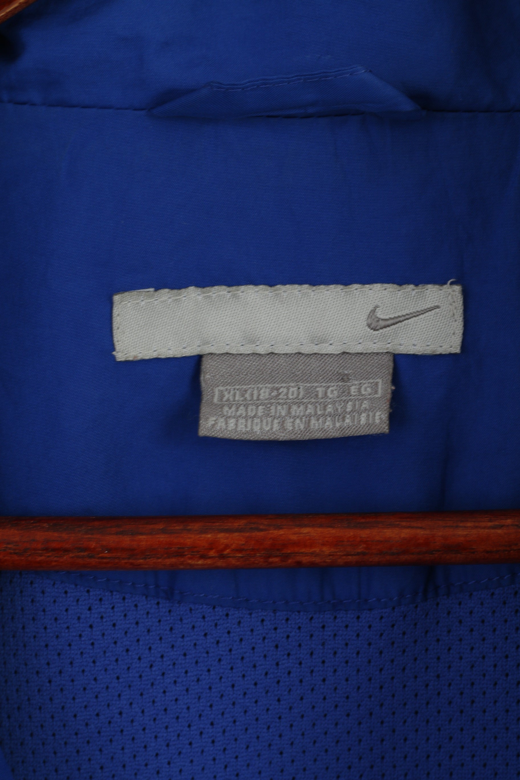 Veste Nike pour jeunes de 18 à 20 ans, haut de sport d'entraînement à fermeture éclair complète, bleu