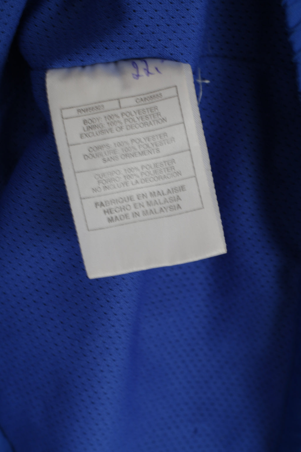 Veste Nike pour jeunes de 18 à 20 ans, haut de sport d'entraînement à fermeture éclair complète, bleu