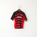 Canterbury Od Nouvelle-Zélande Polo pour Jeunes 14 Ans Noir Rouge Cambrian Coltz Haut de Rugby