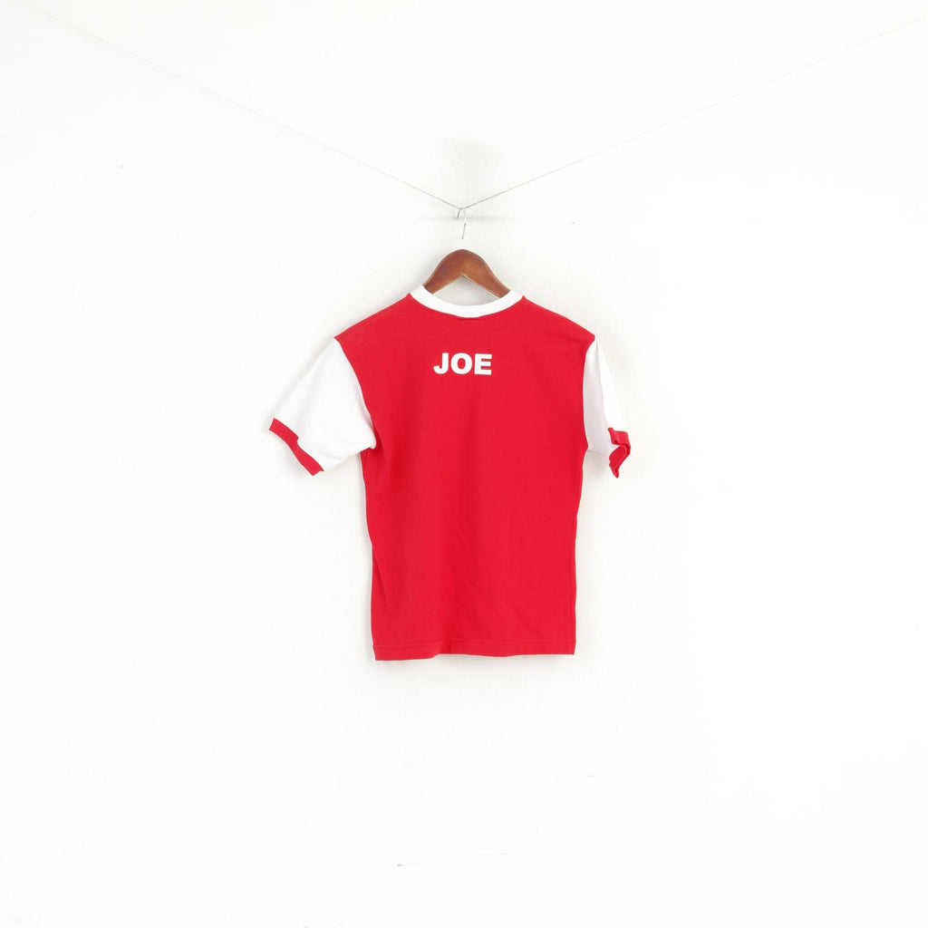 New Toffs Boys 10-11 Age Shirt Red Cotton Arsenal Football Joe Top