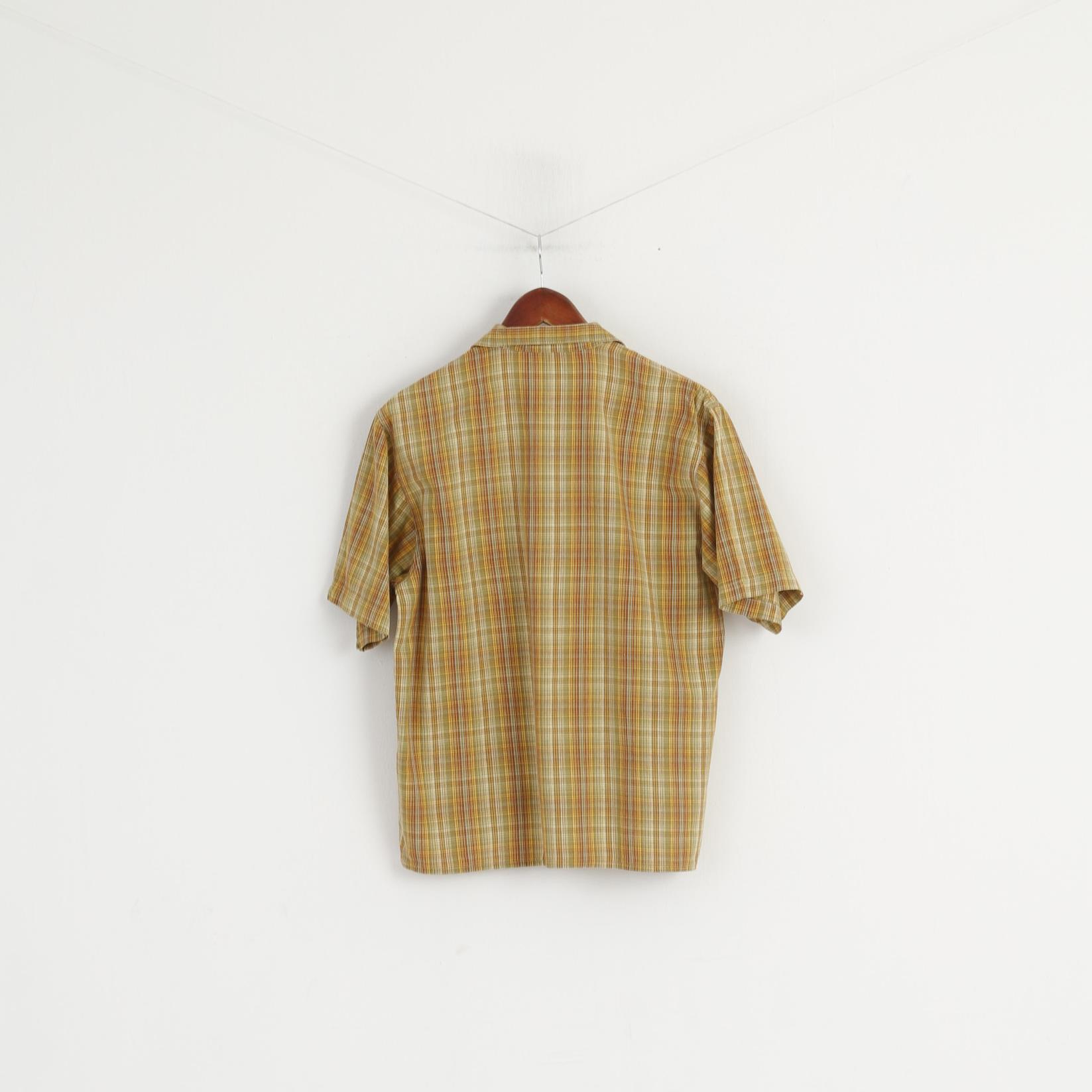 Trend Point Gilty Boys 164 Casual Shirt Multi Check Zip Neck Retro Outdoor Top