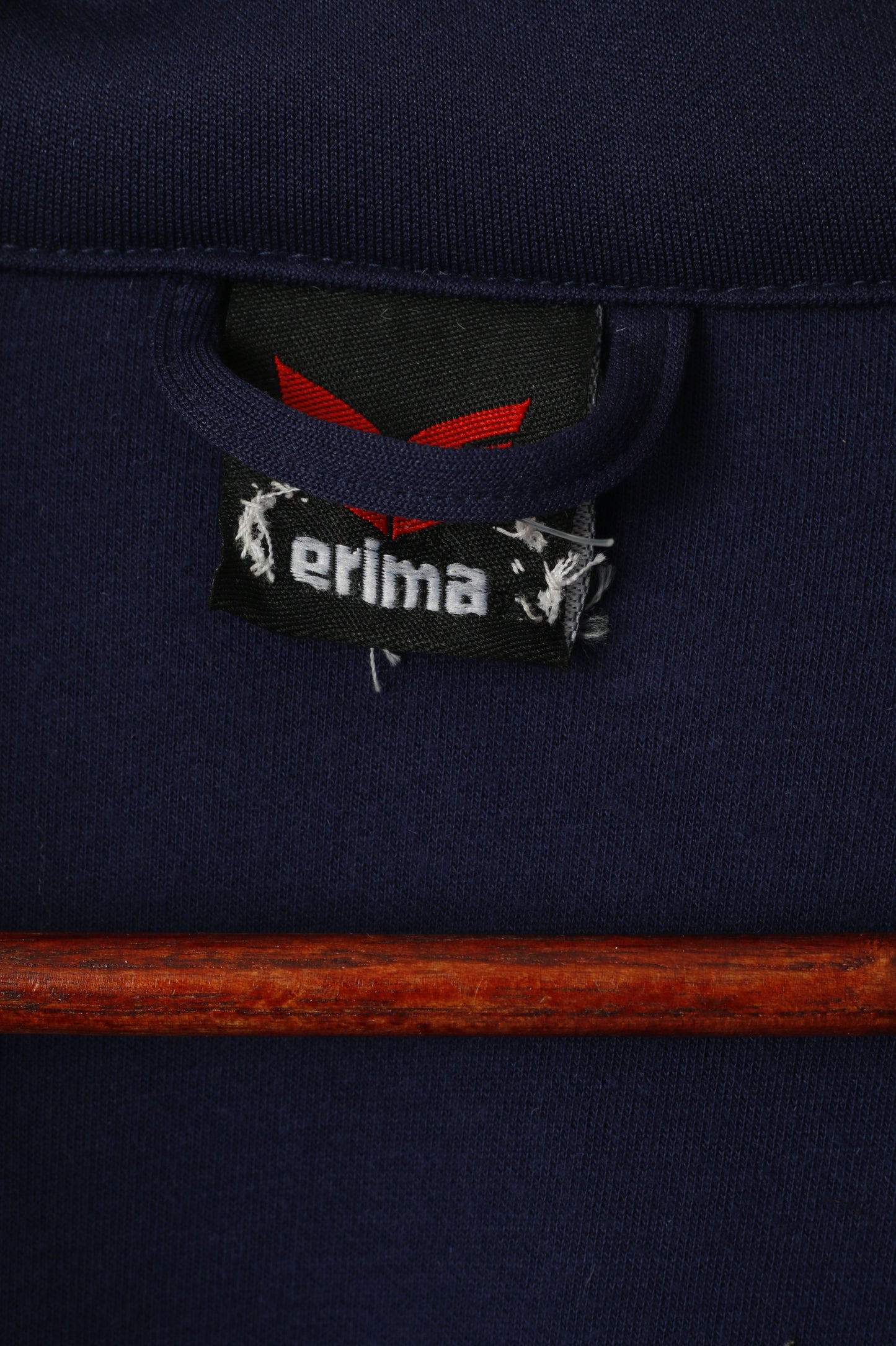 Felpa Erima da uomo L Navy Vintage Sport SC Nestlé Frankfurt Top con cerniera intera