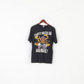 Disney at George Men S Shirt Black Cotton Graphic Party with an Animal Top