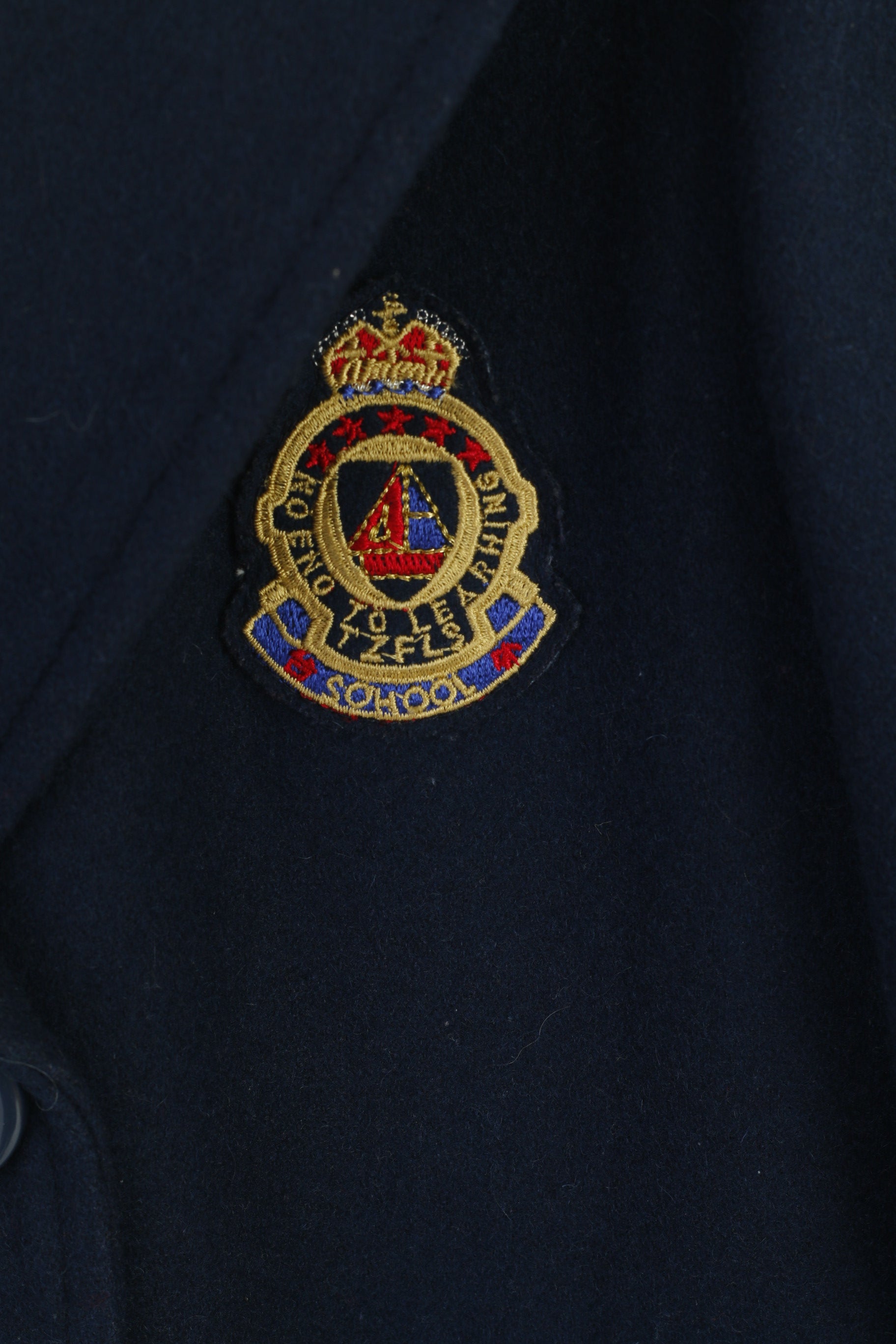 Ruby Tuesday Women 40 L Jacket Navy Wool Double Breasted Sohool School Top